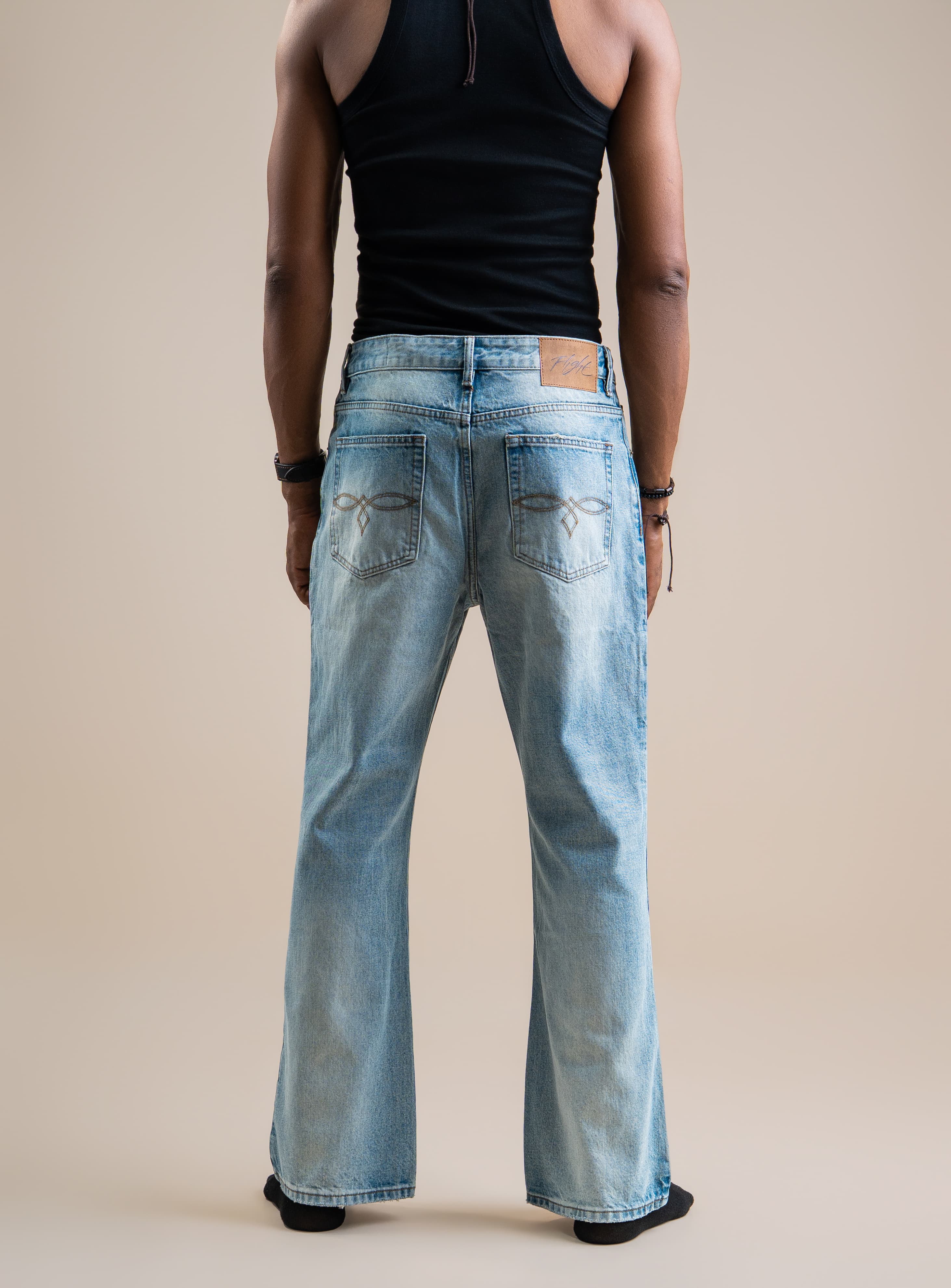 SAND WASHED DENIM - View 3