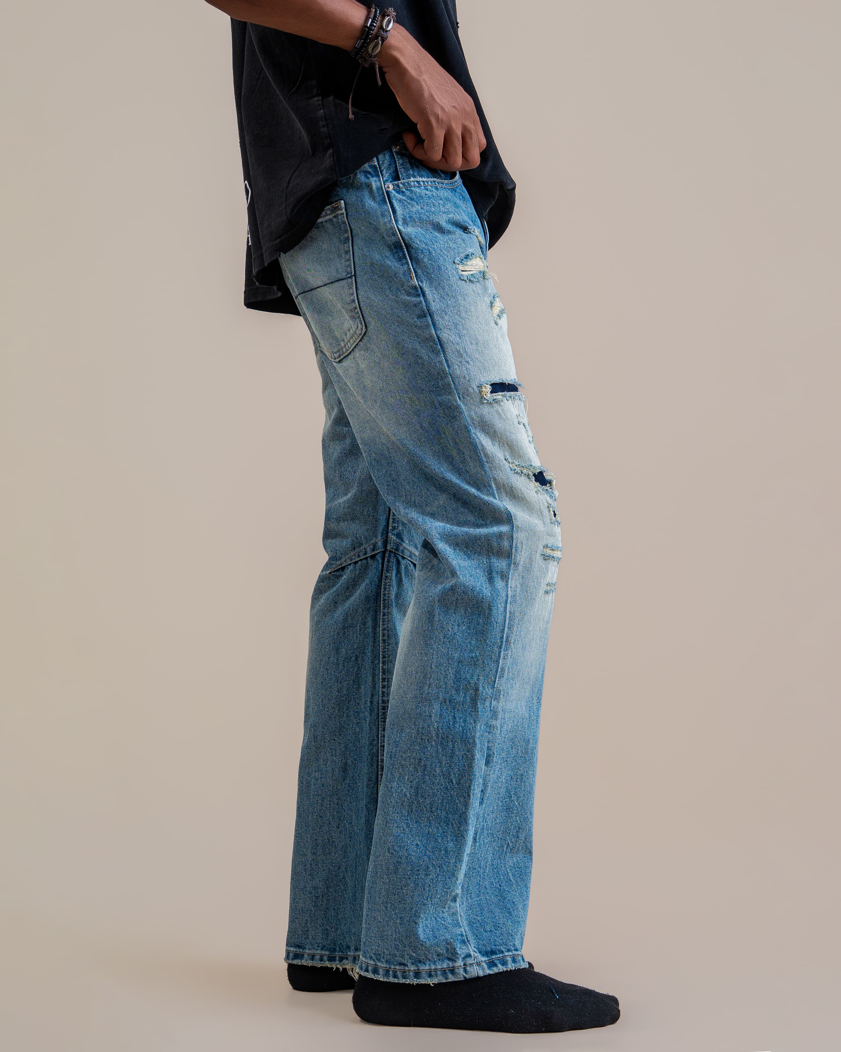 GENERIC SLICED JEANS - View 3