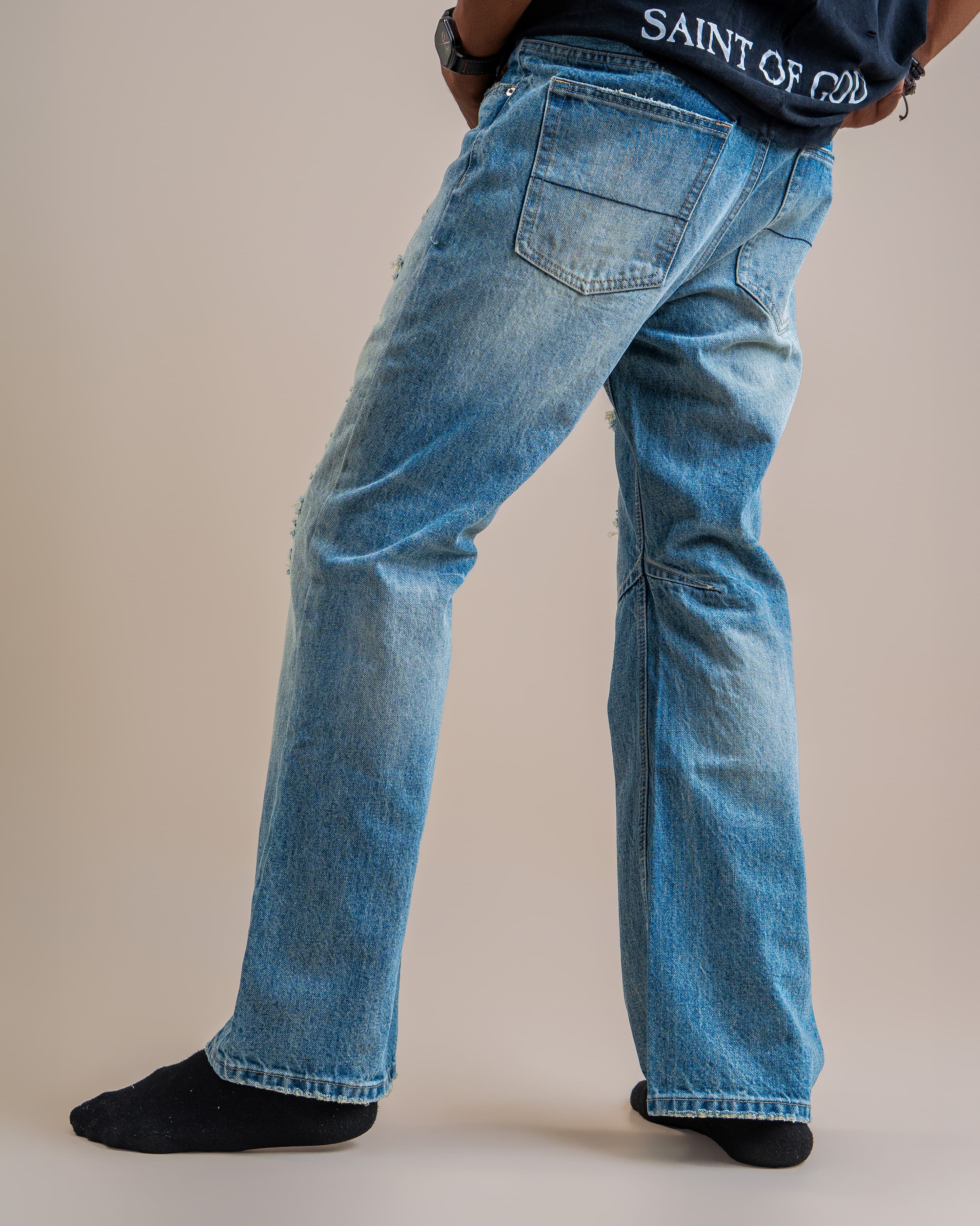 GENERIC SLICED JEANS - View 4