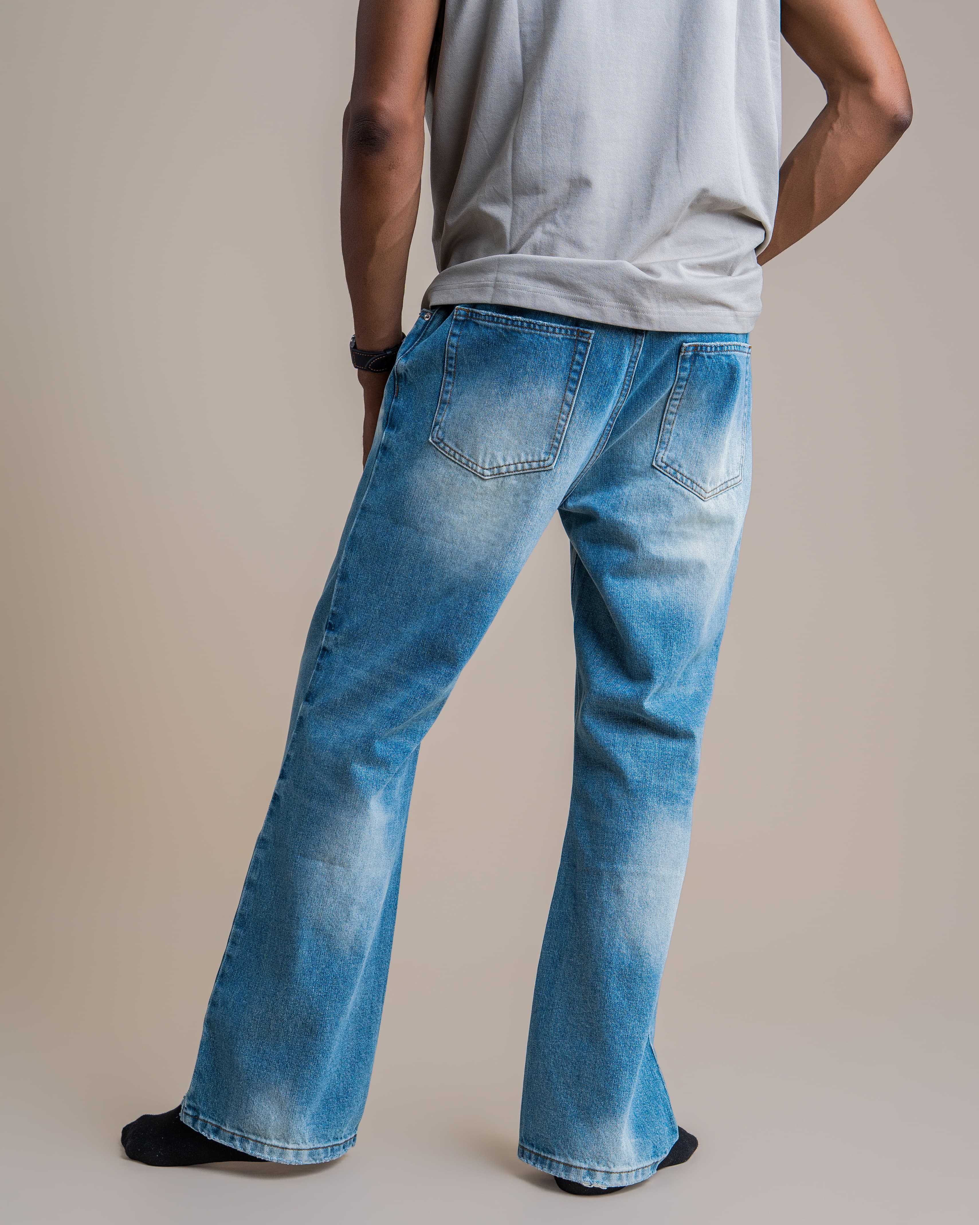 STRAWED WASHED DENIM - View 4