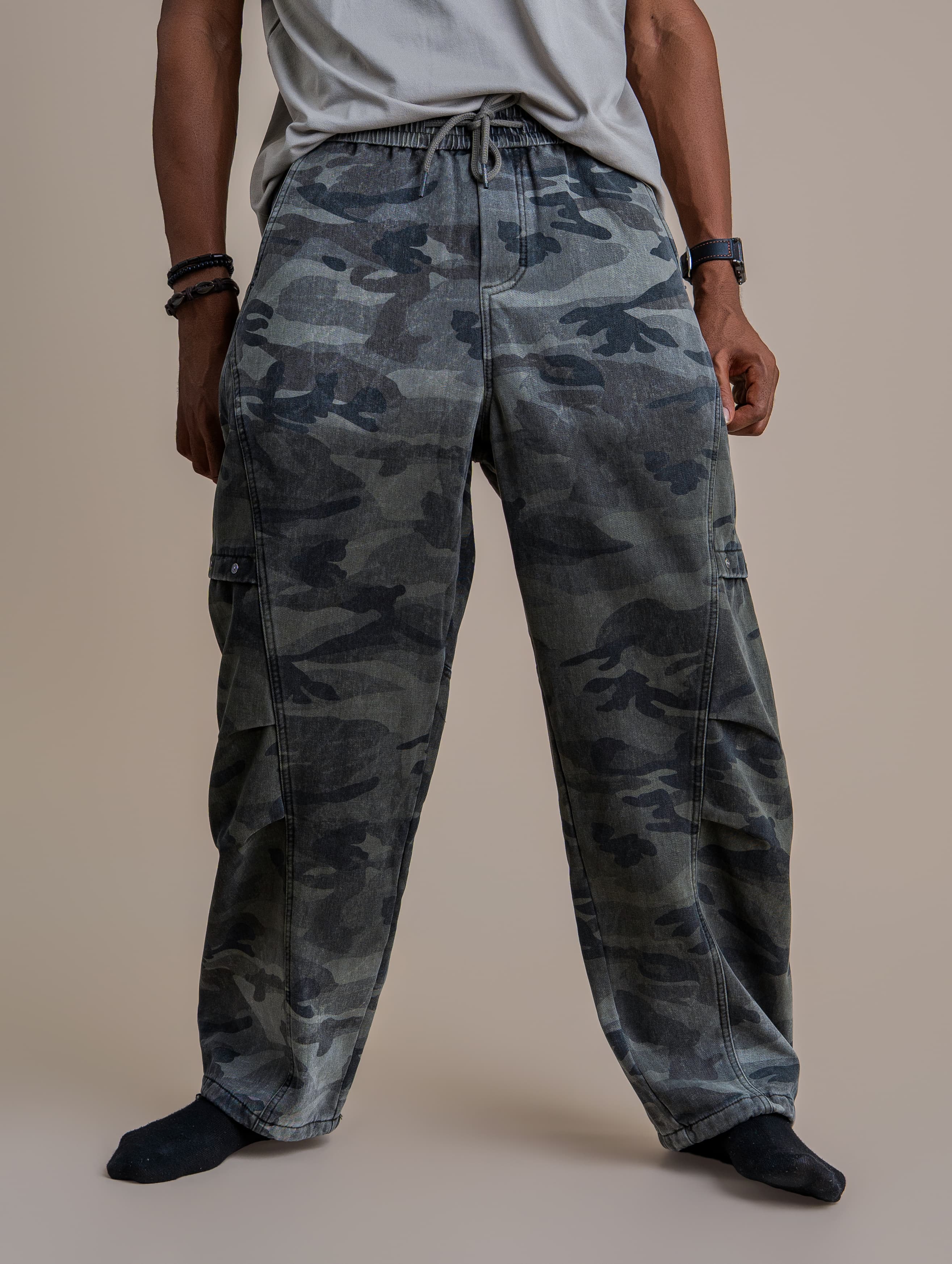 CAMO BARREL 2TONE DENIM - View 2