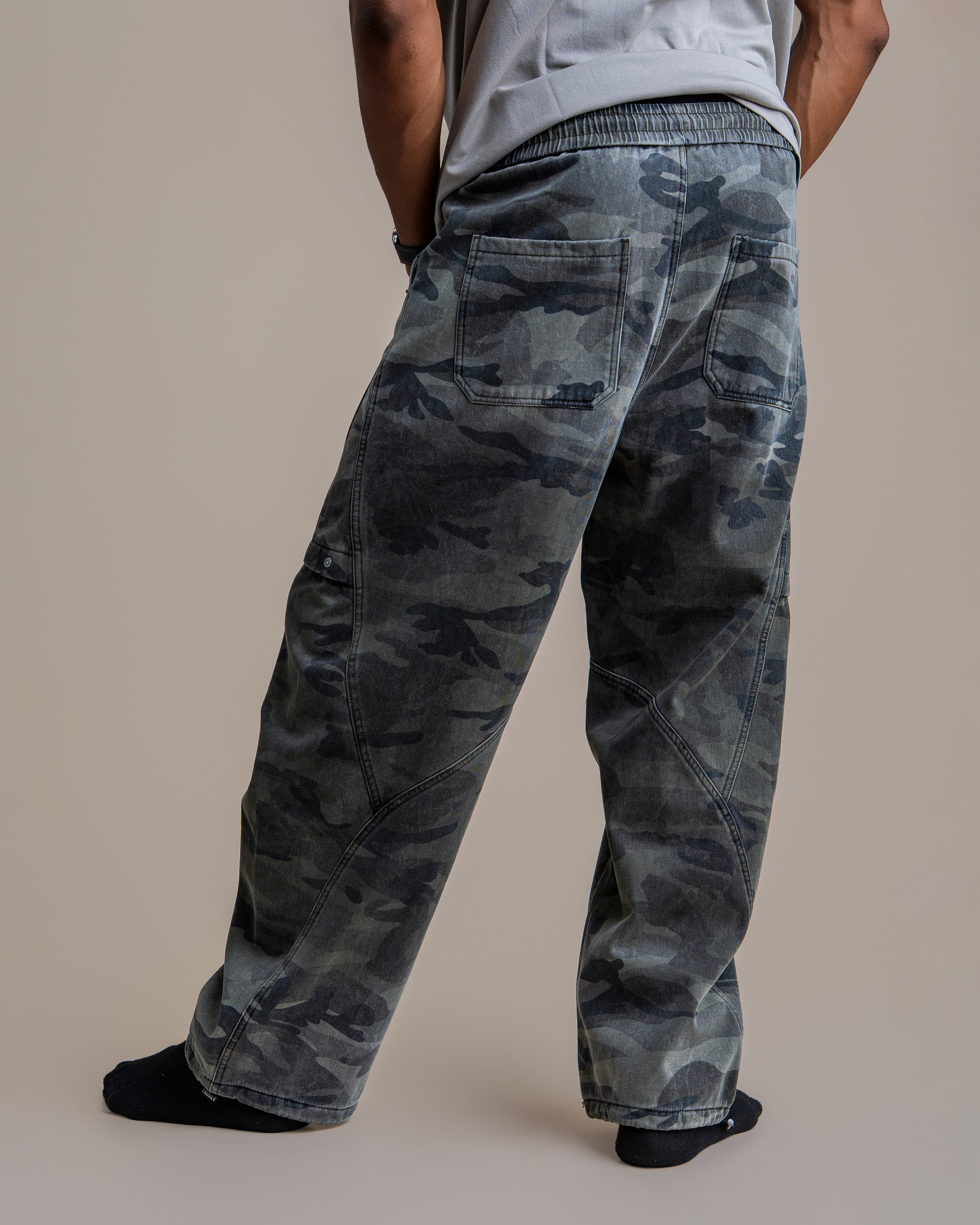 CAMO BARREL 2TONE DENIM - View 4