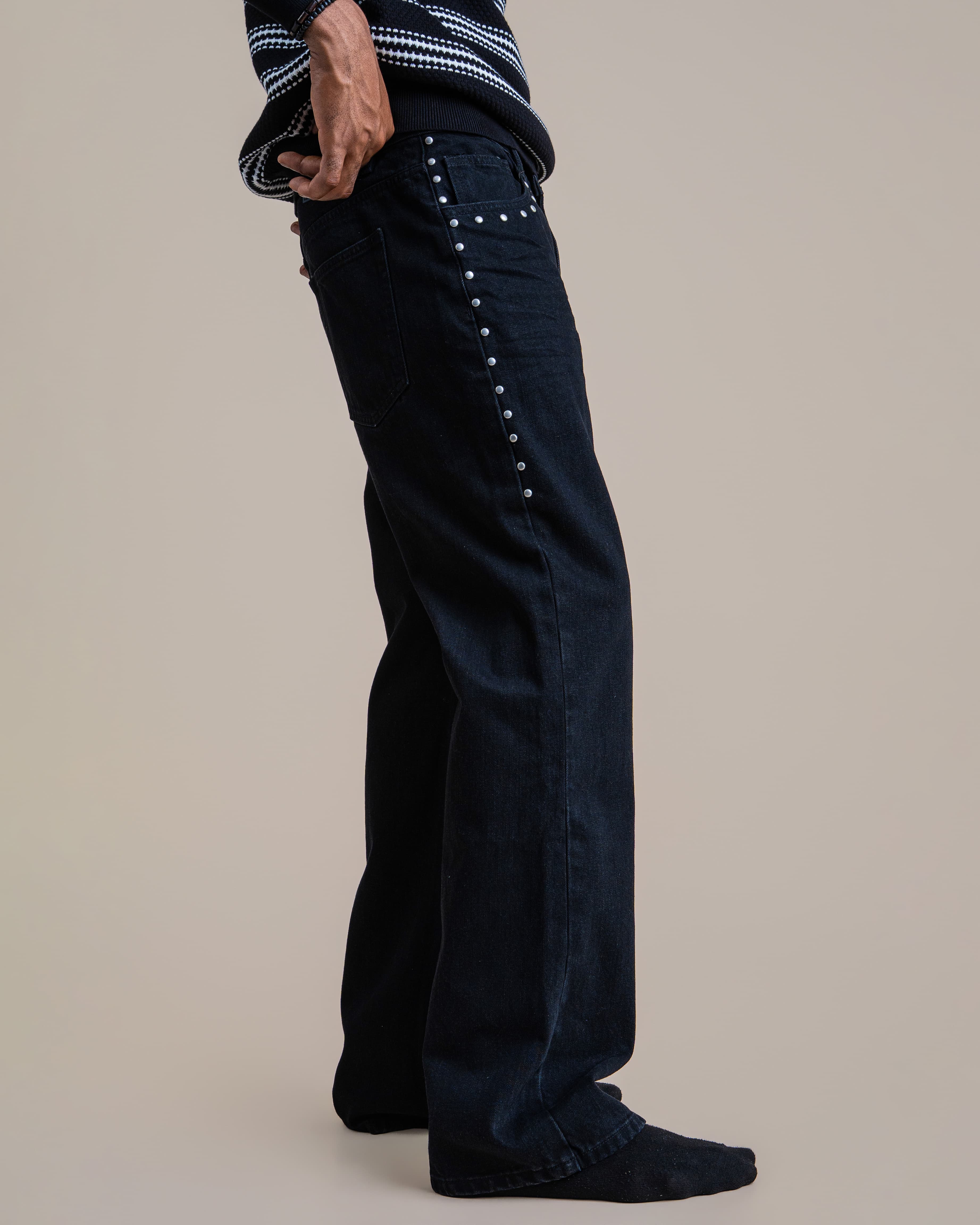 STUDDED DENIM  - View 2