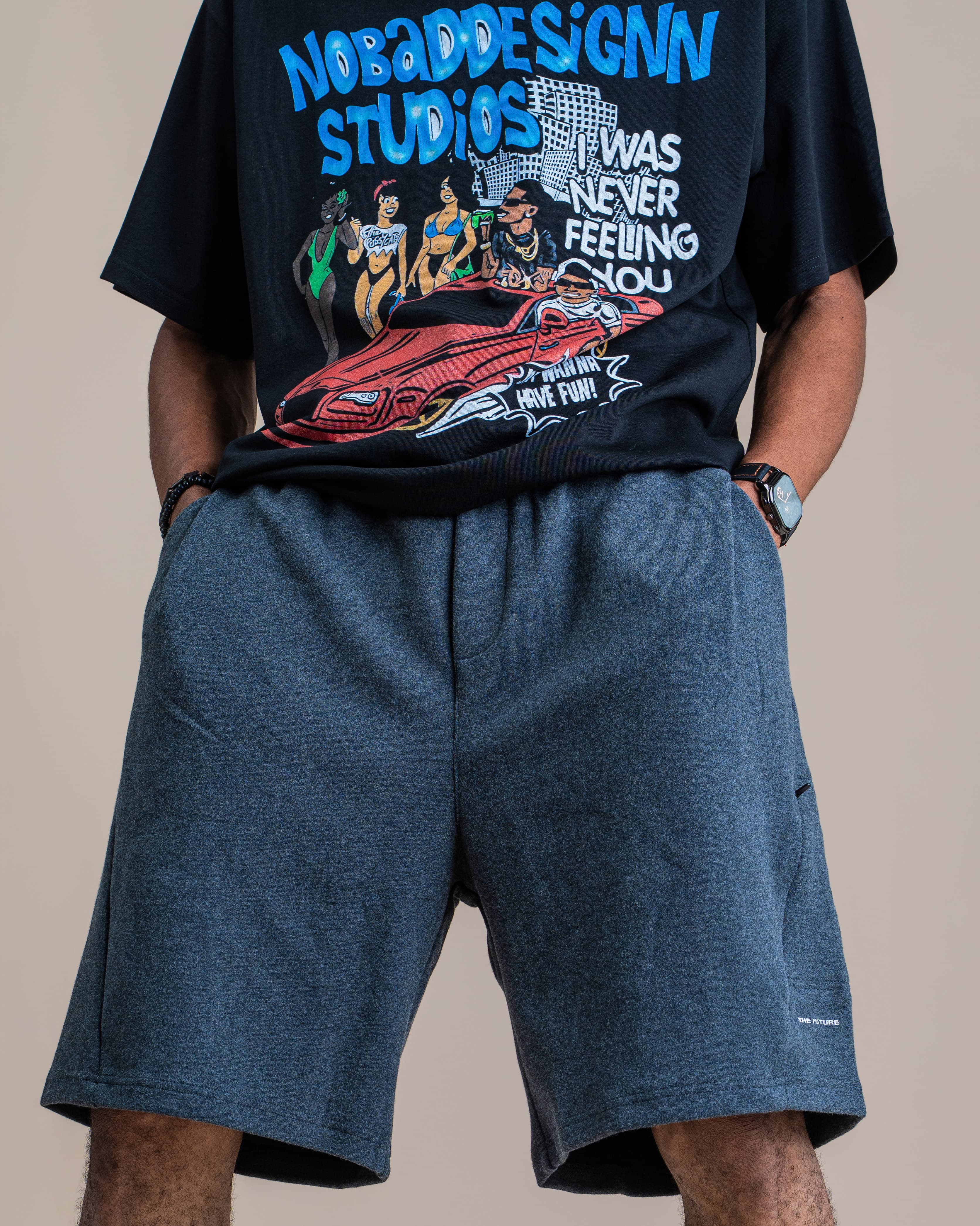 FUTURISTIC DARK GRAY SHORT - View 2