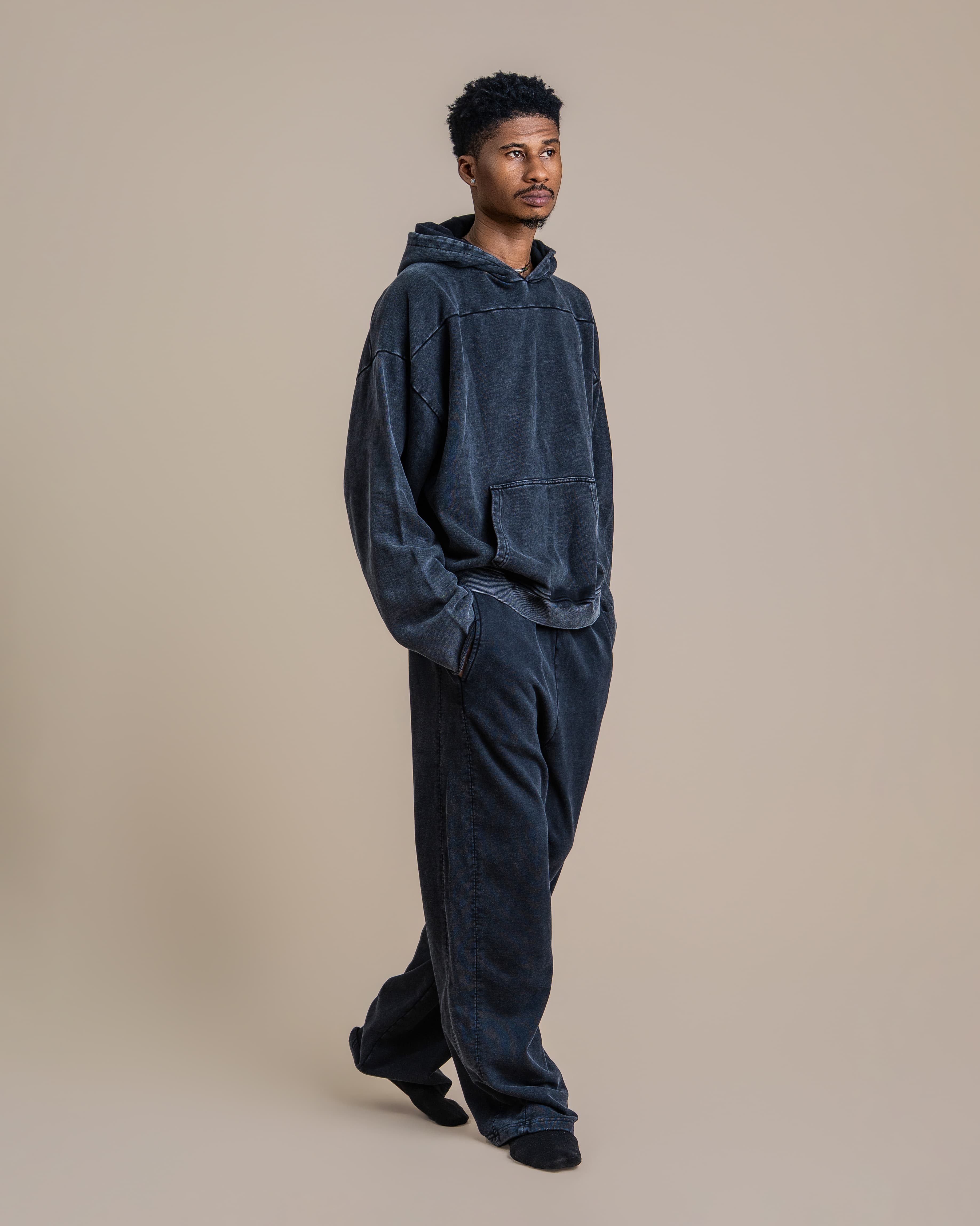 ACID WASHED HOODIE - View 2