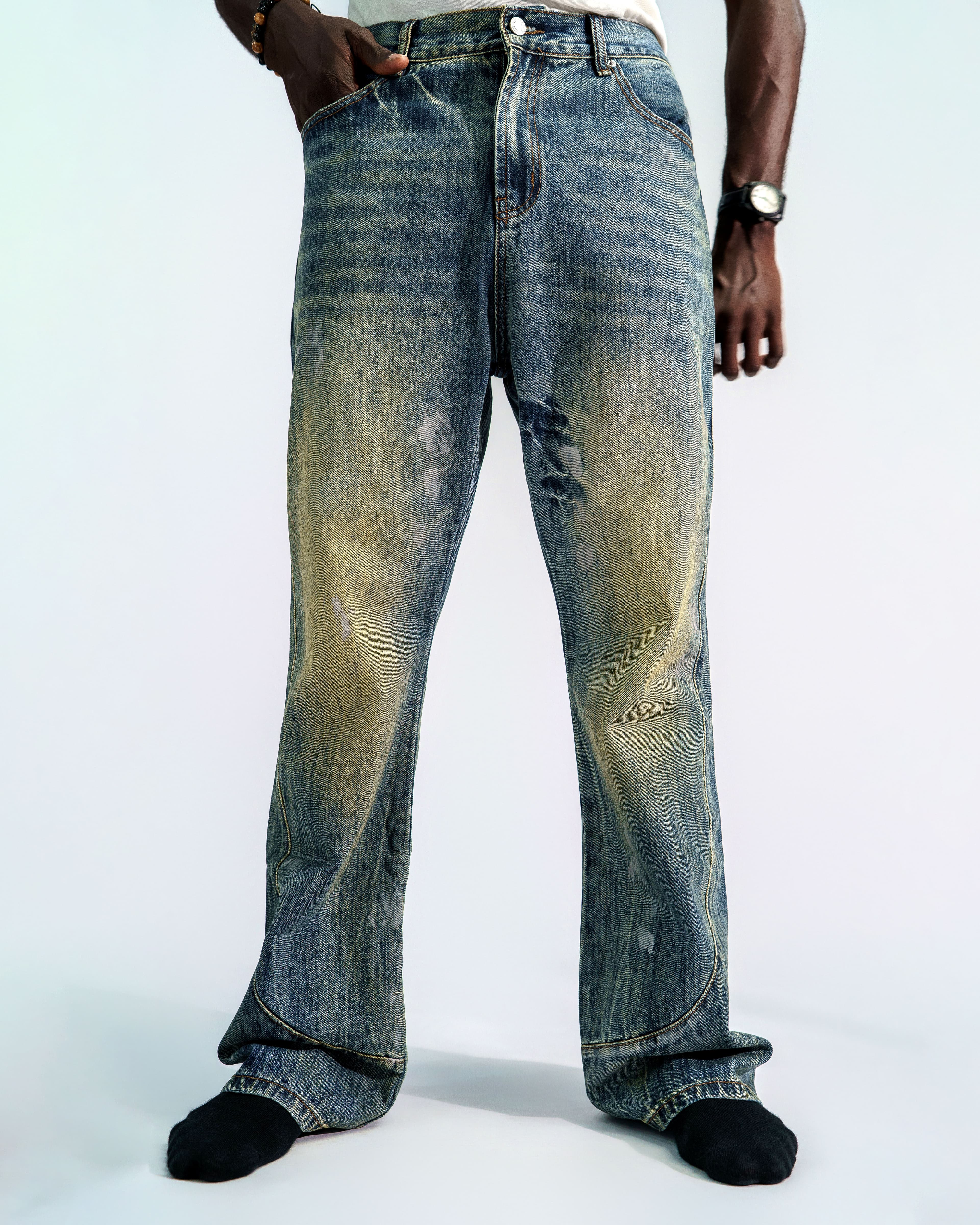 GRIME BOOTCUT JEANS