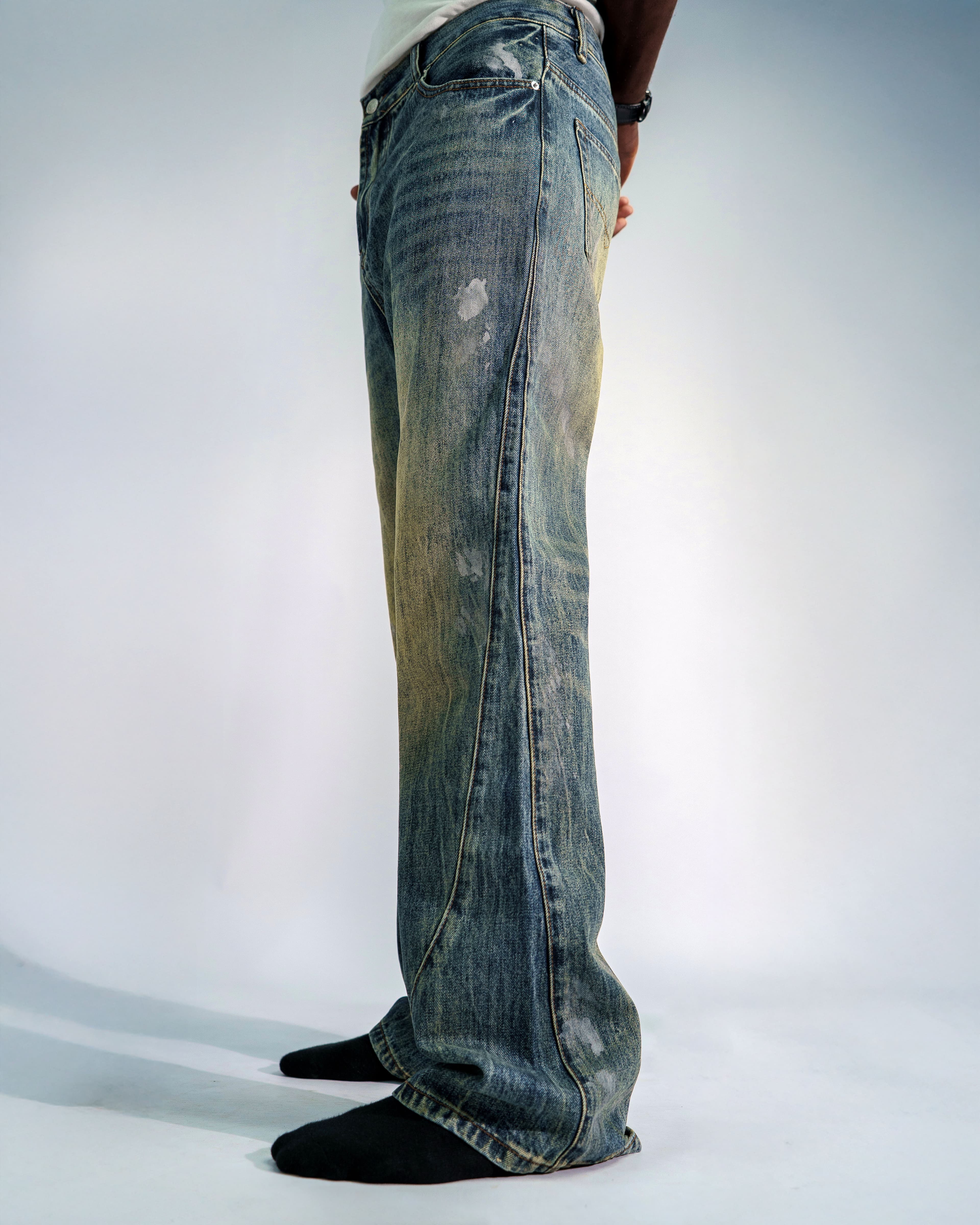 GRIME BOOTCUT JEANS - View 2