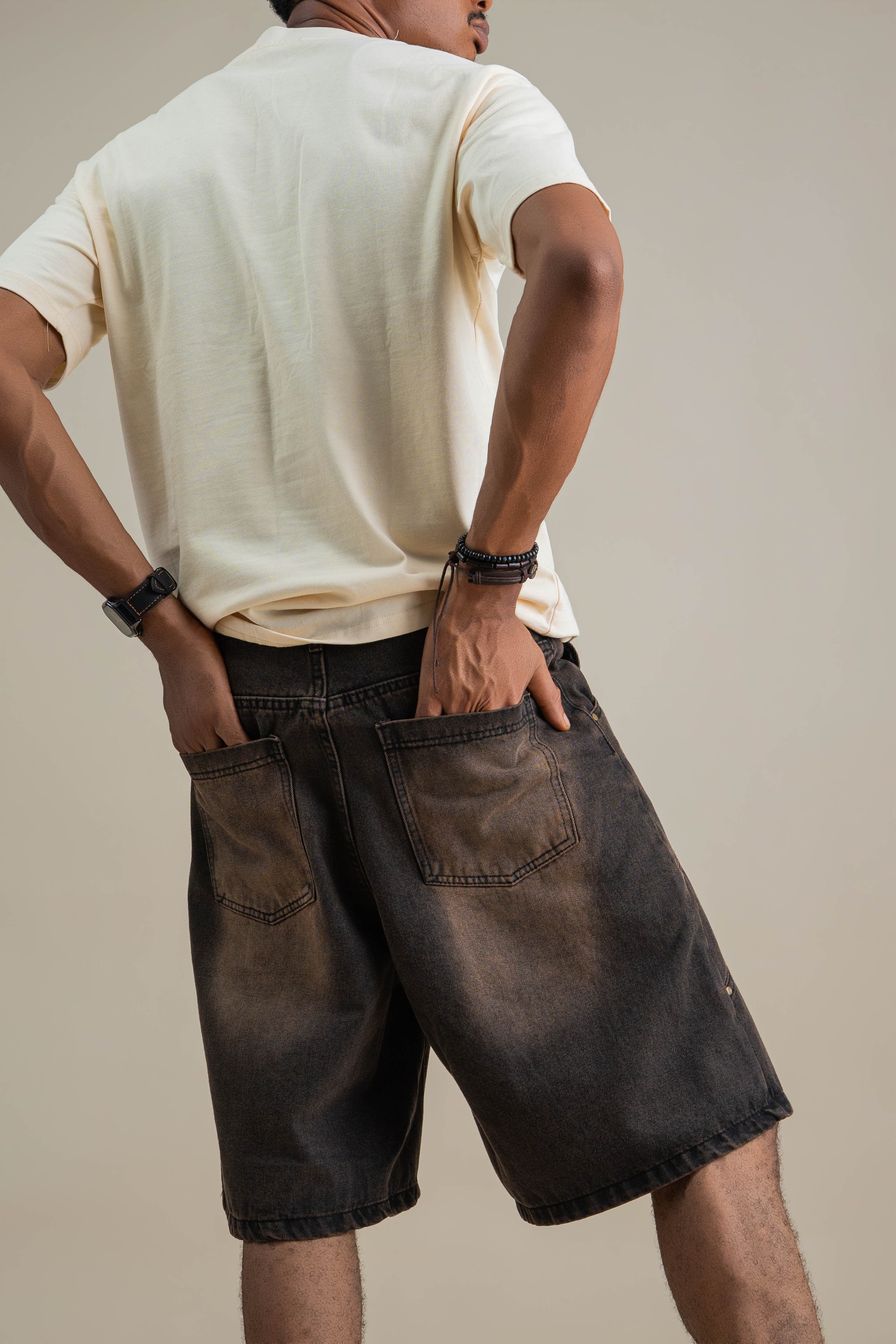 GRIT EARTH DENIM JORT - View 3
