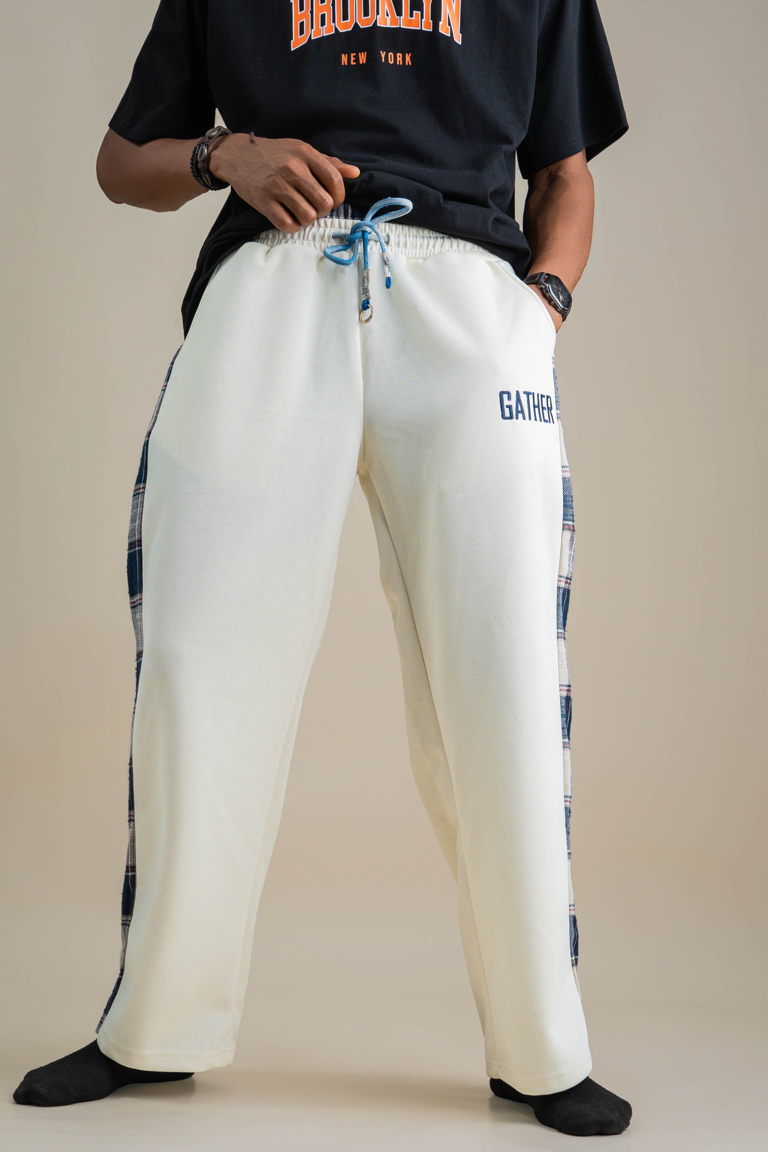 SIDE CHECK LOUNGE SWEATS