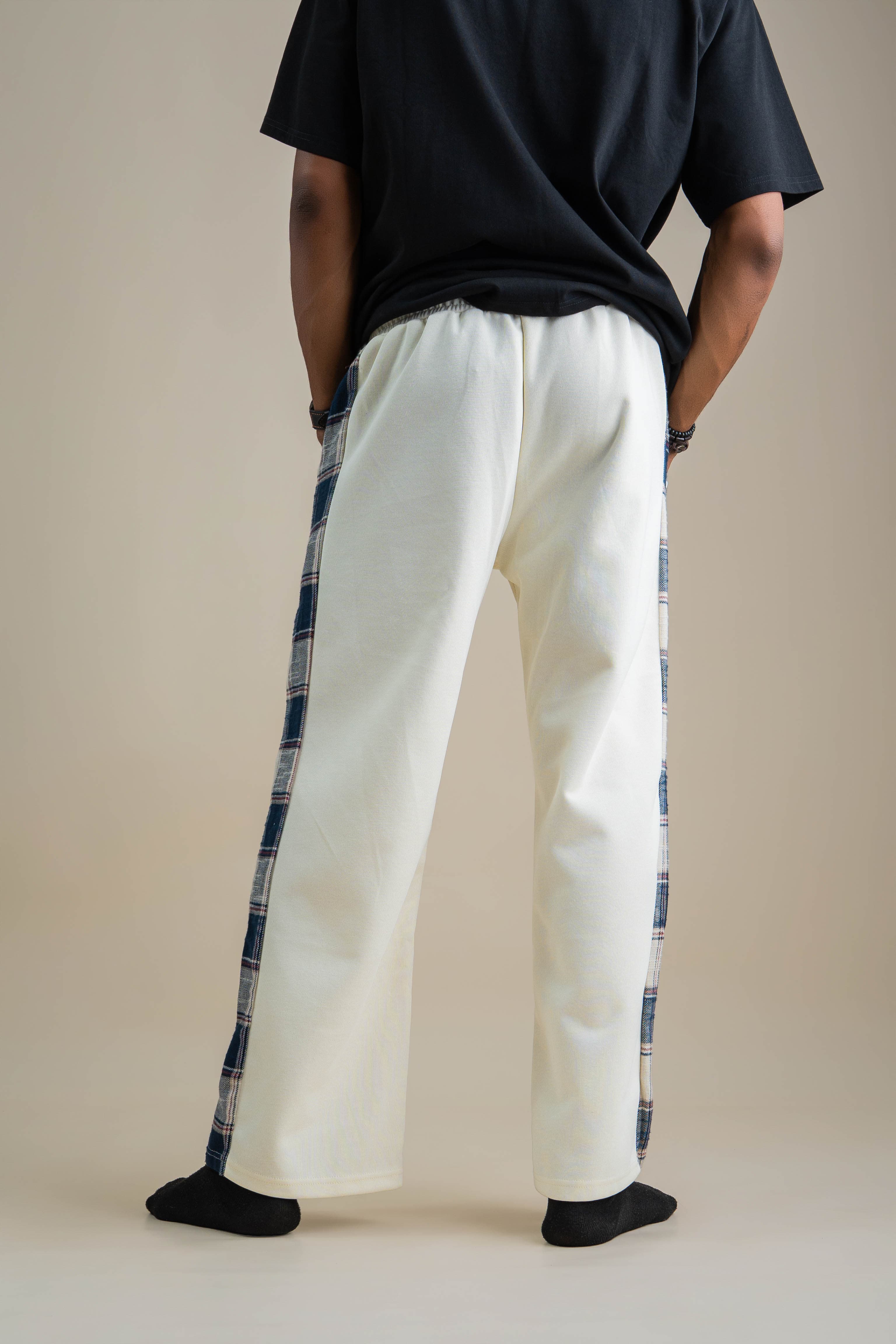 SIDE CHECK LOUNGE SWEATS - View 4