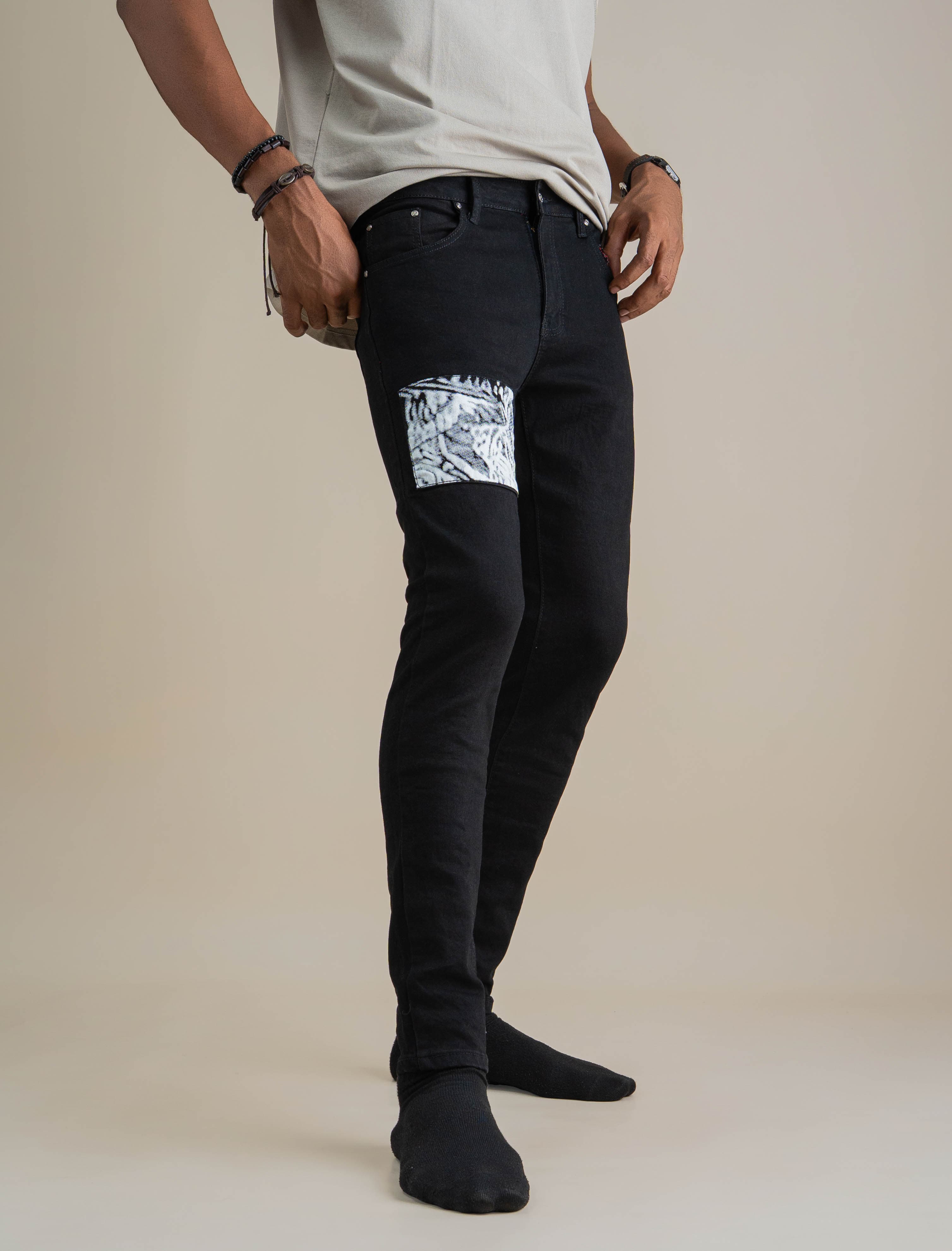 OBD WHITE PATCH JEANS - View 2