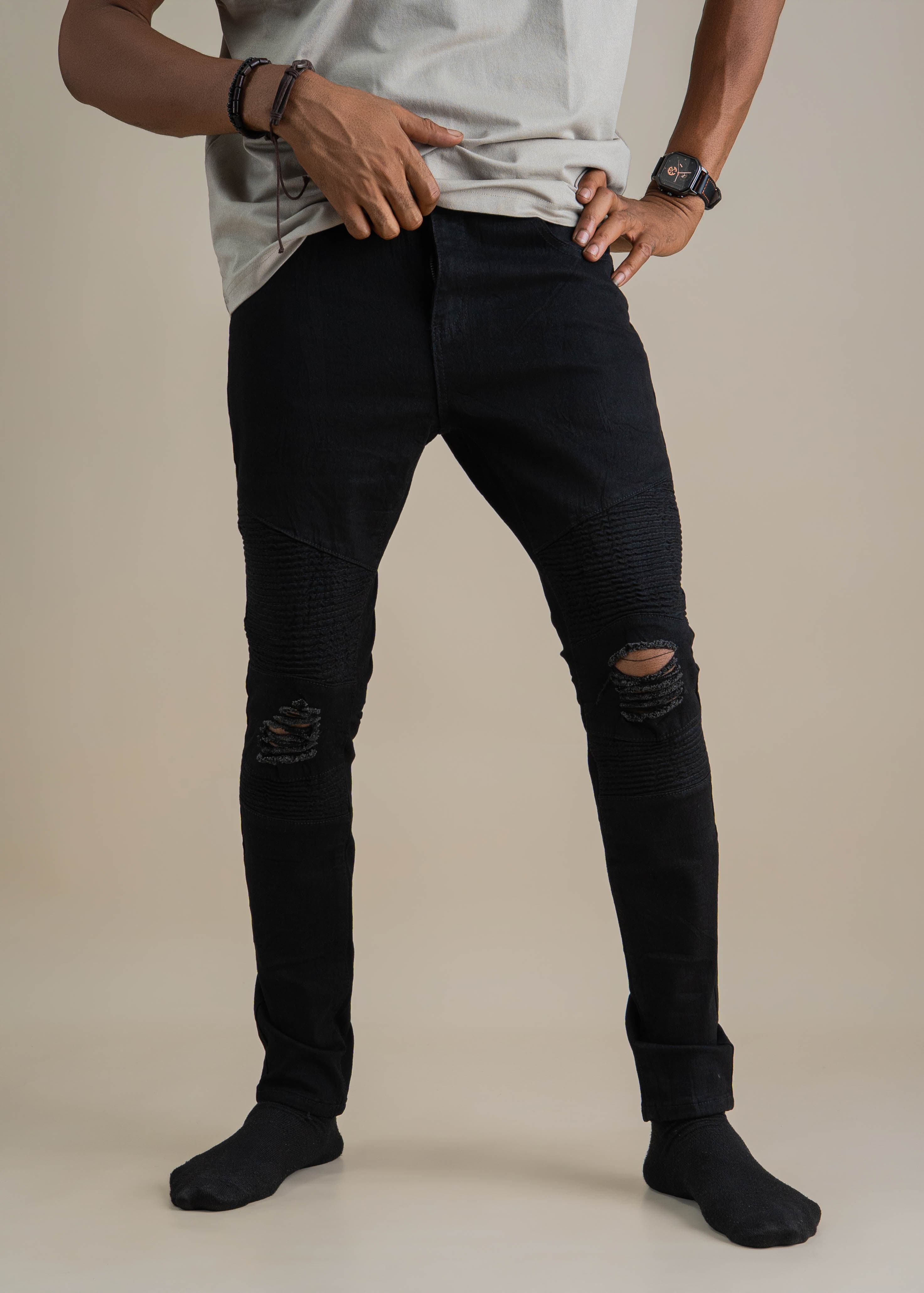 MOTO DISTRESSED SF JEANS