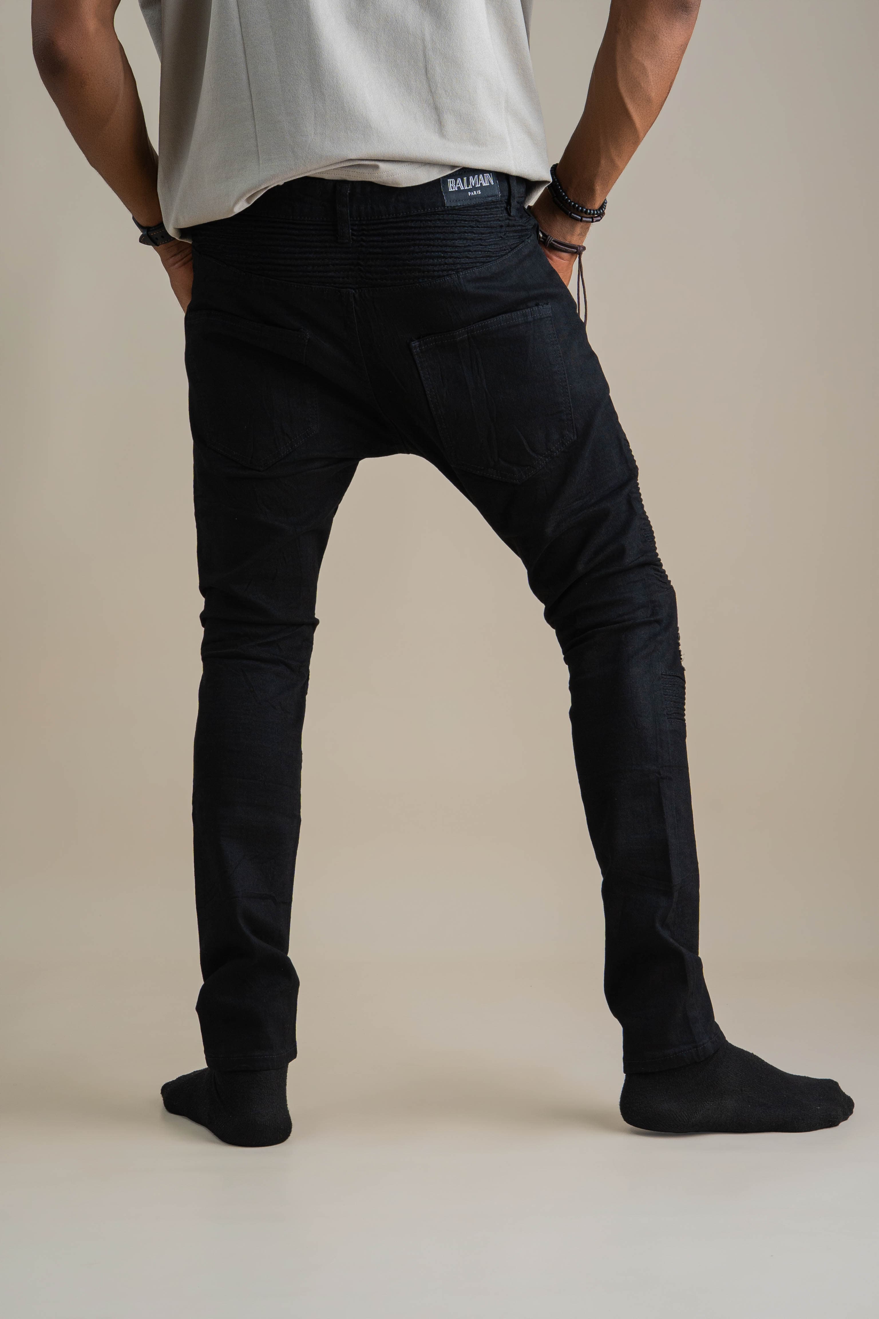 MOTO DISTRESSED SF JEANS - View 3