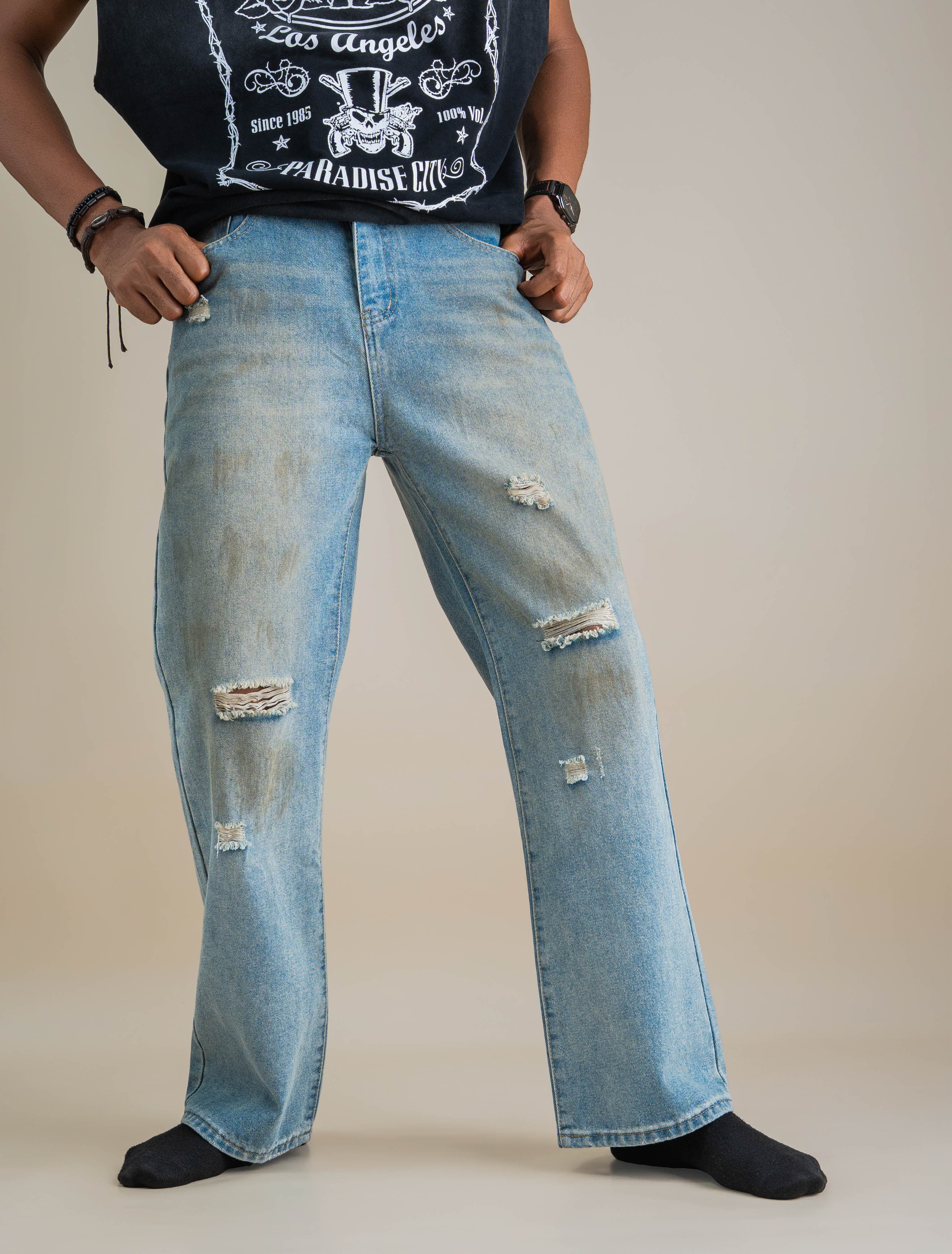 WASHED OUT PENNY DENIM