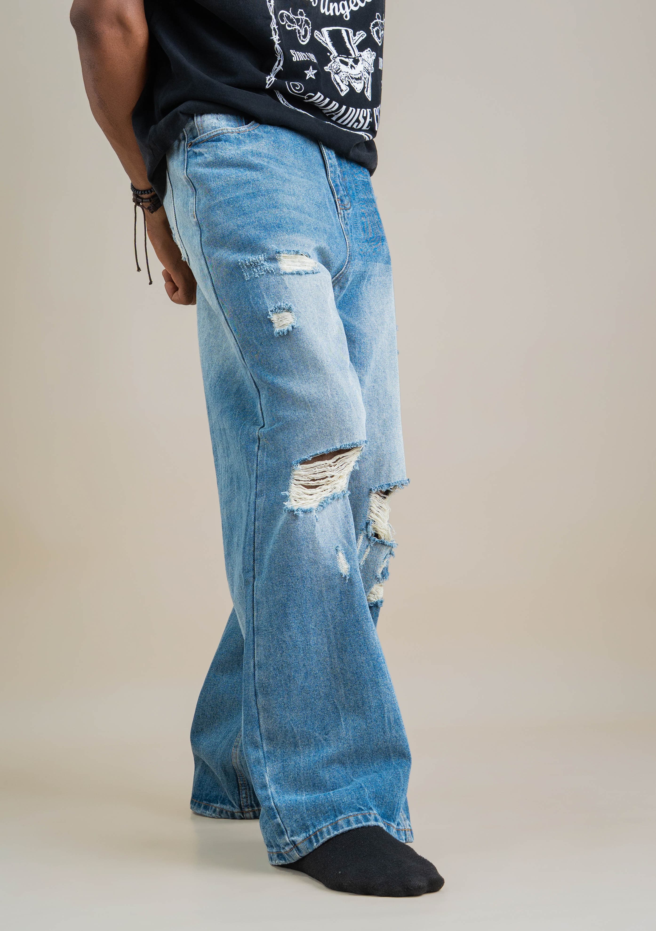 WITTY DISTRESSED WF DENIM - View 3
