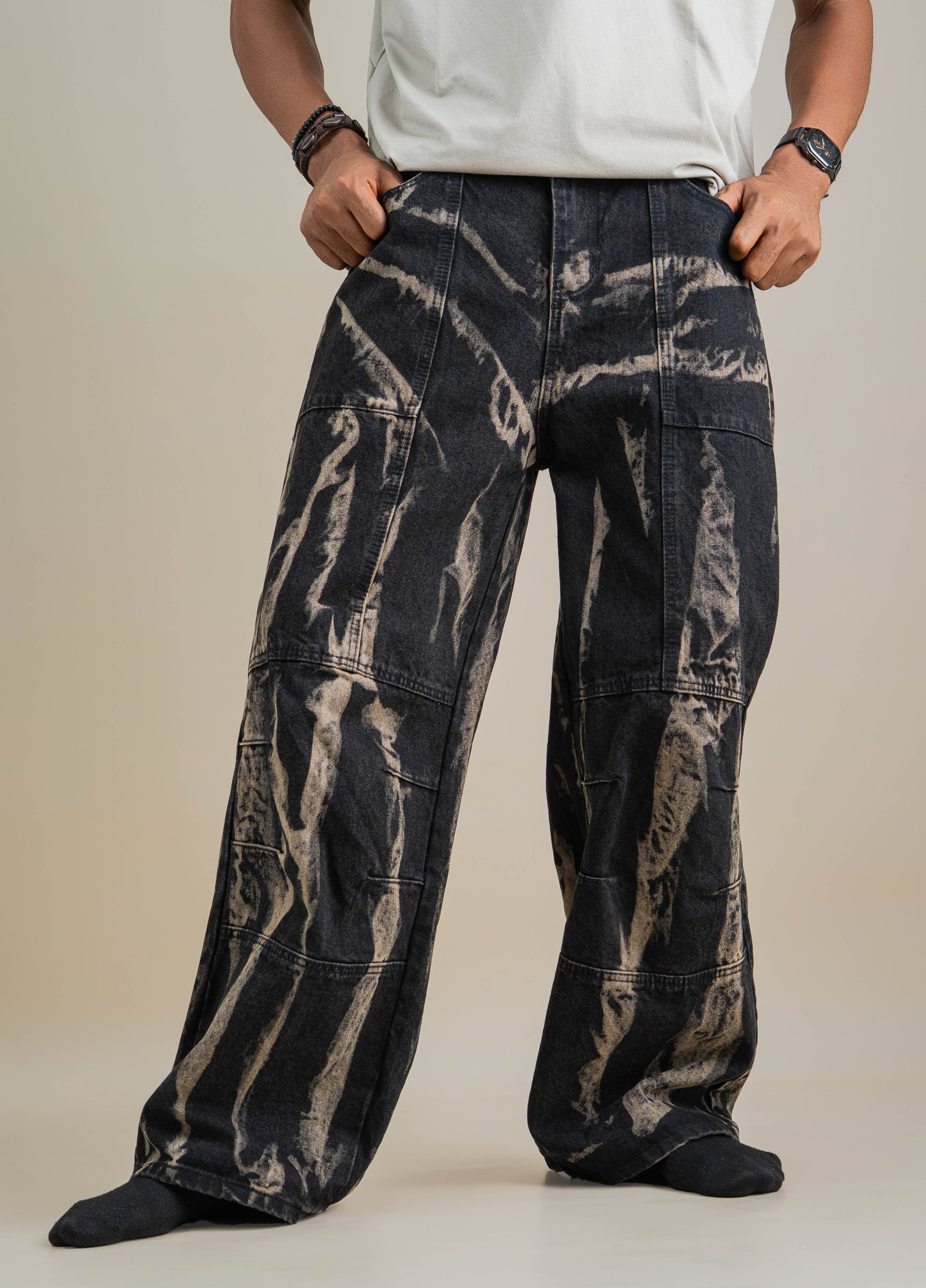 ABSTRACT MARBLE DENIM