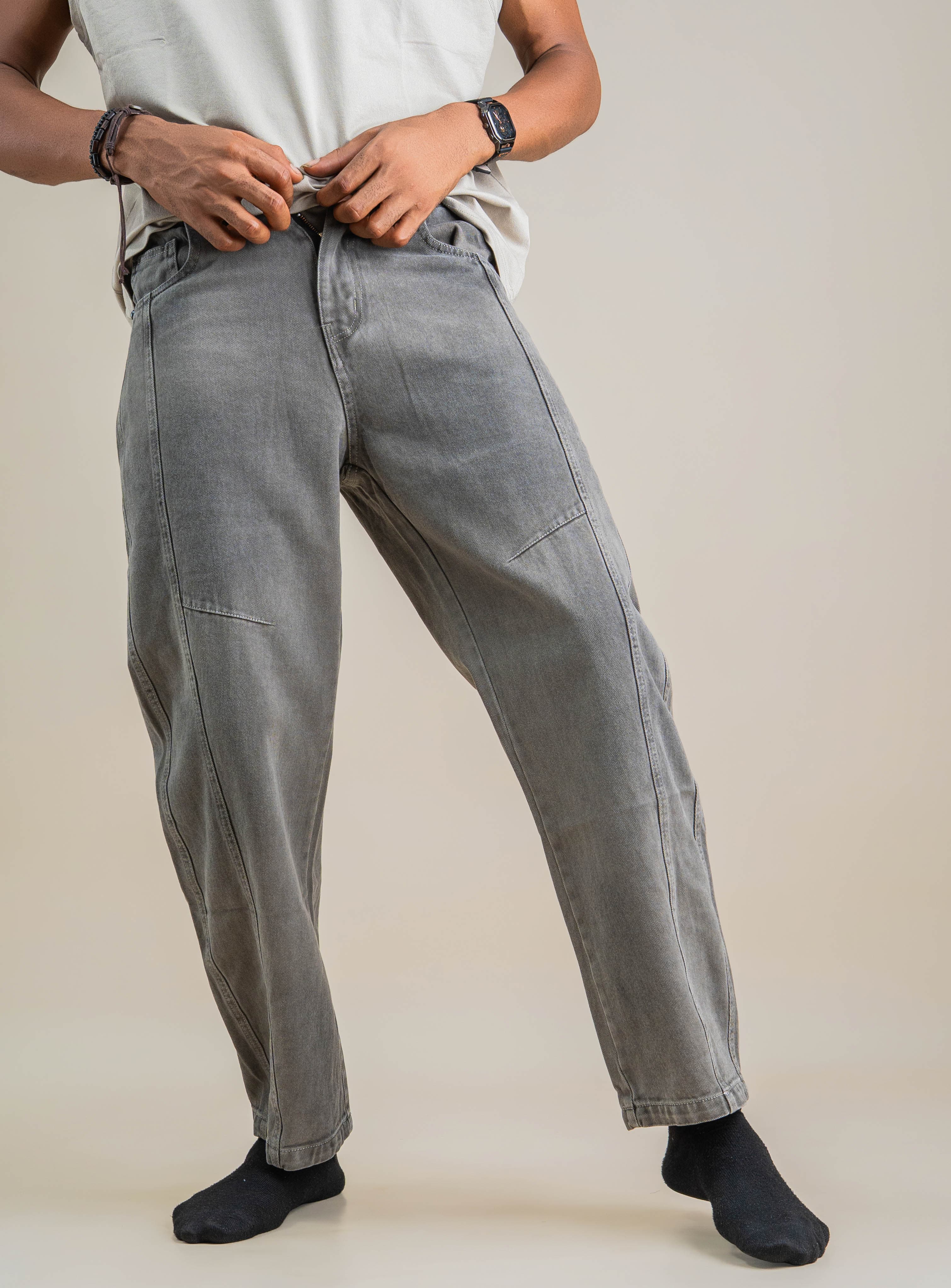 FALCON BARREL-FIT DENIM