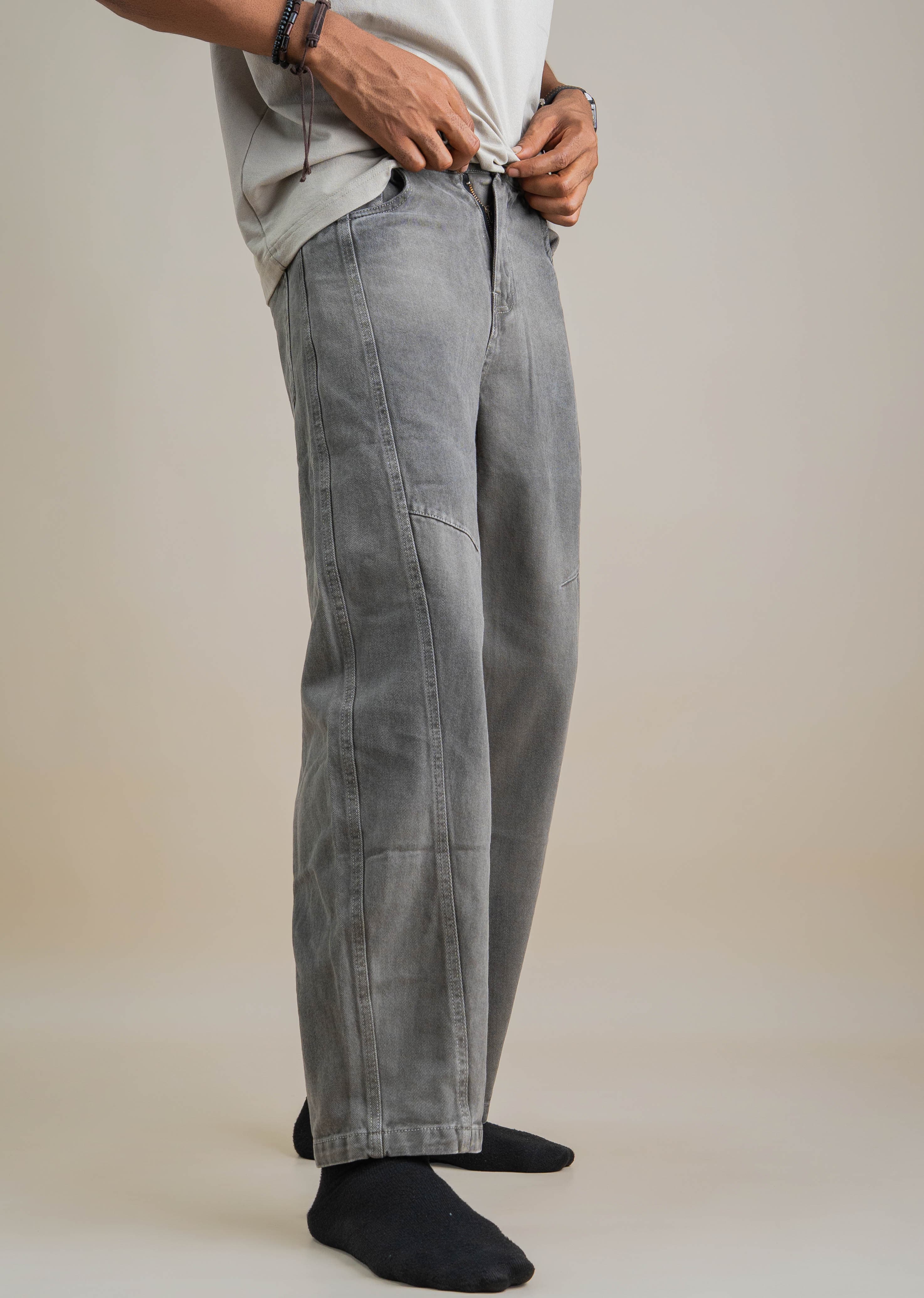 FALCON BARREL-FIT DENIM - View 2