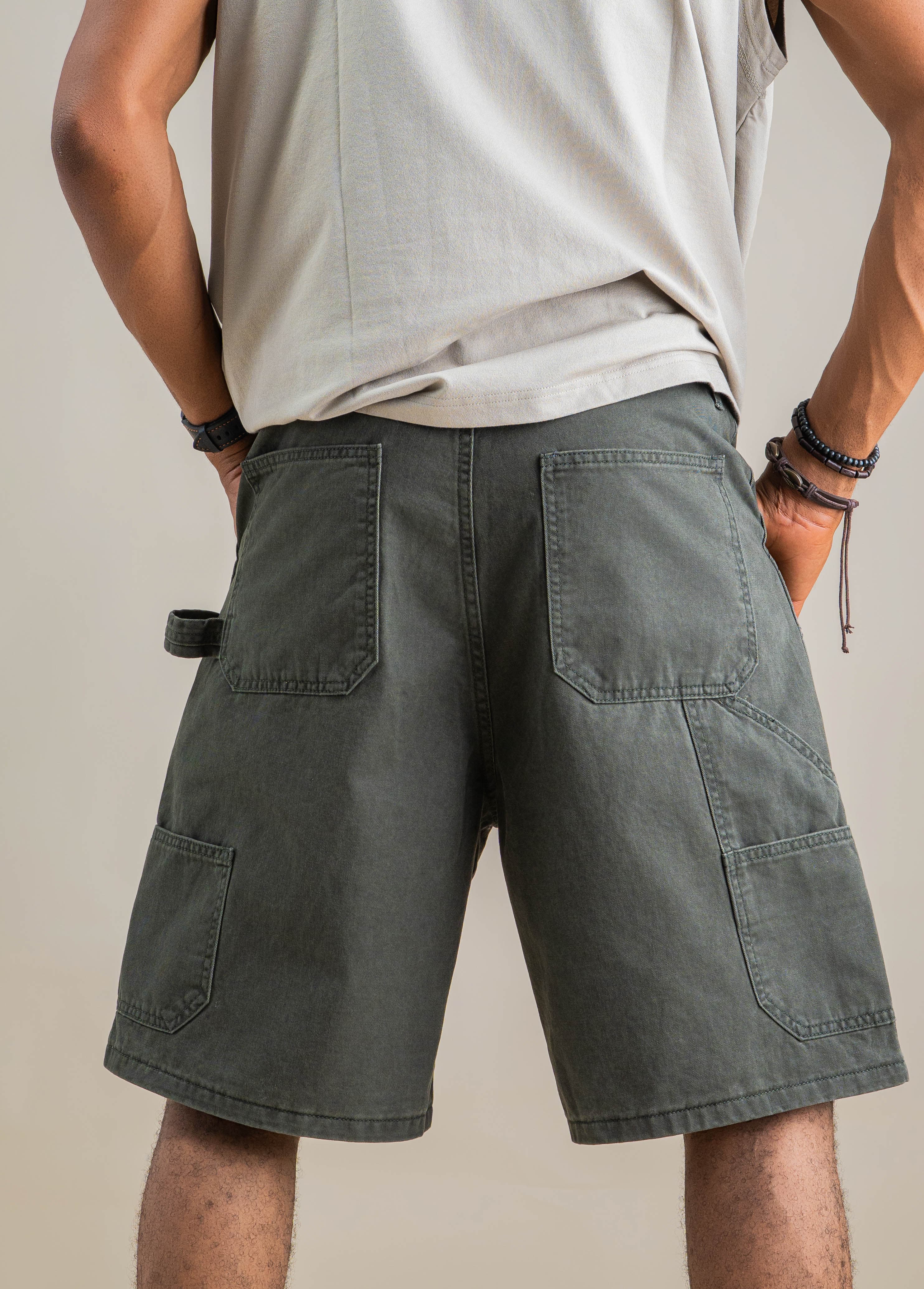 DISTRICT OLIVE UTILITY SHORT - View 4
