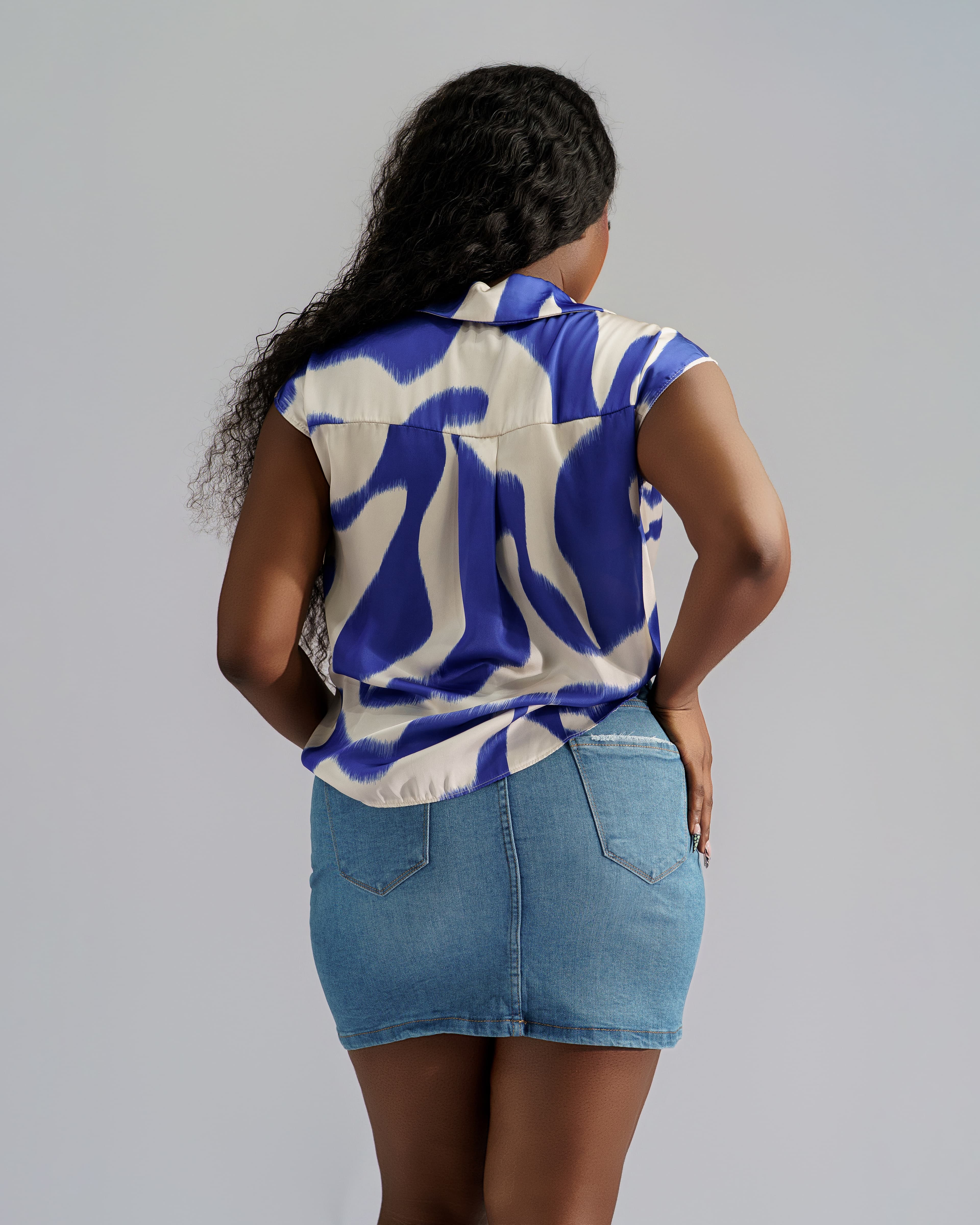 MOSAIC SLEEVELESS TOP - View 2