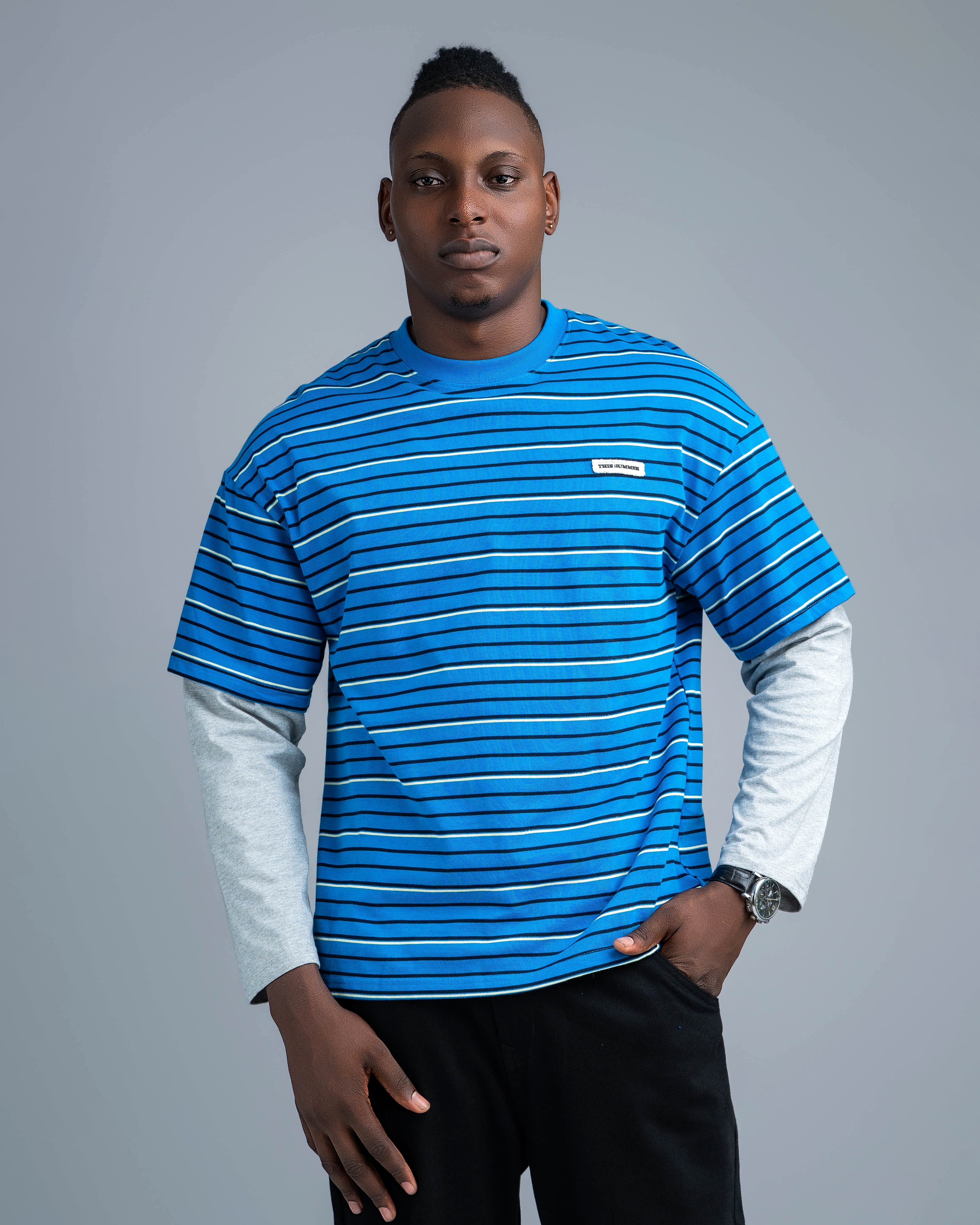 BL PULSE DOUBLE SLEEVED TOP
