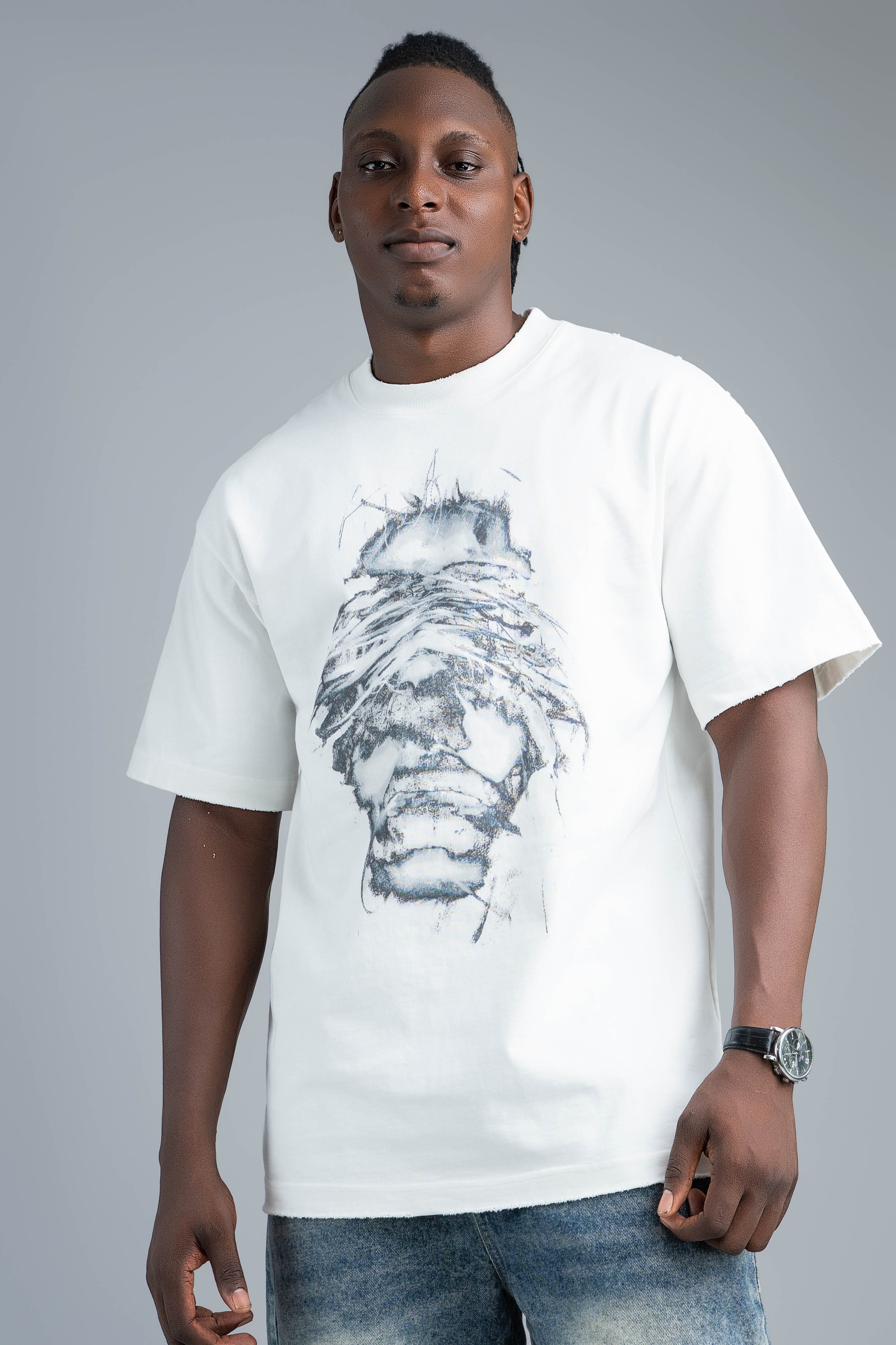 ABSTRACT VISAGE TSHIRT - View 3