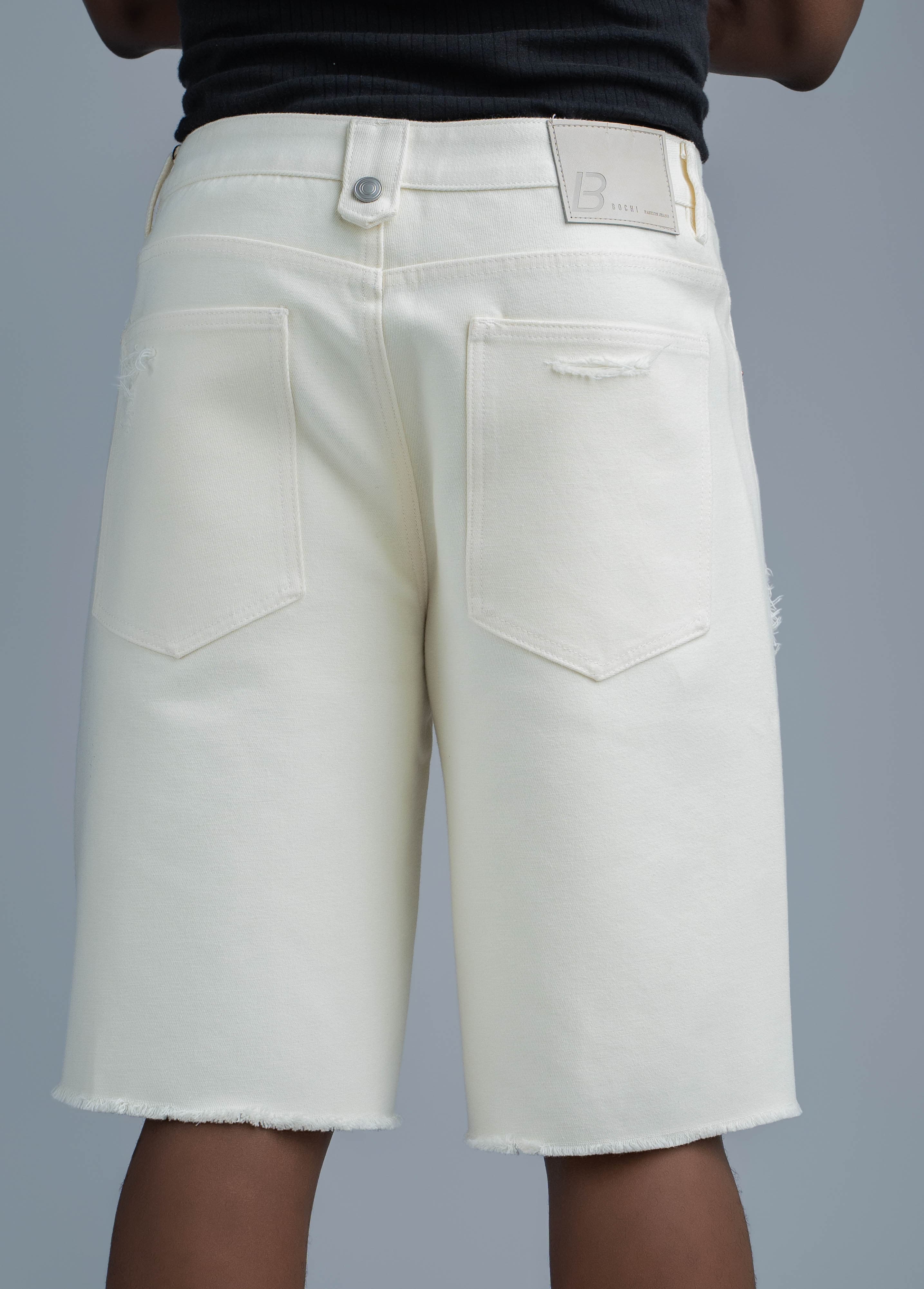 ATELIER DISTRESSED SHORT - View 4