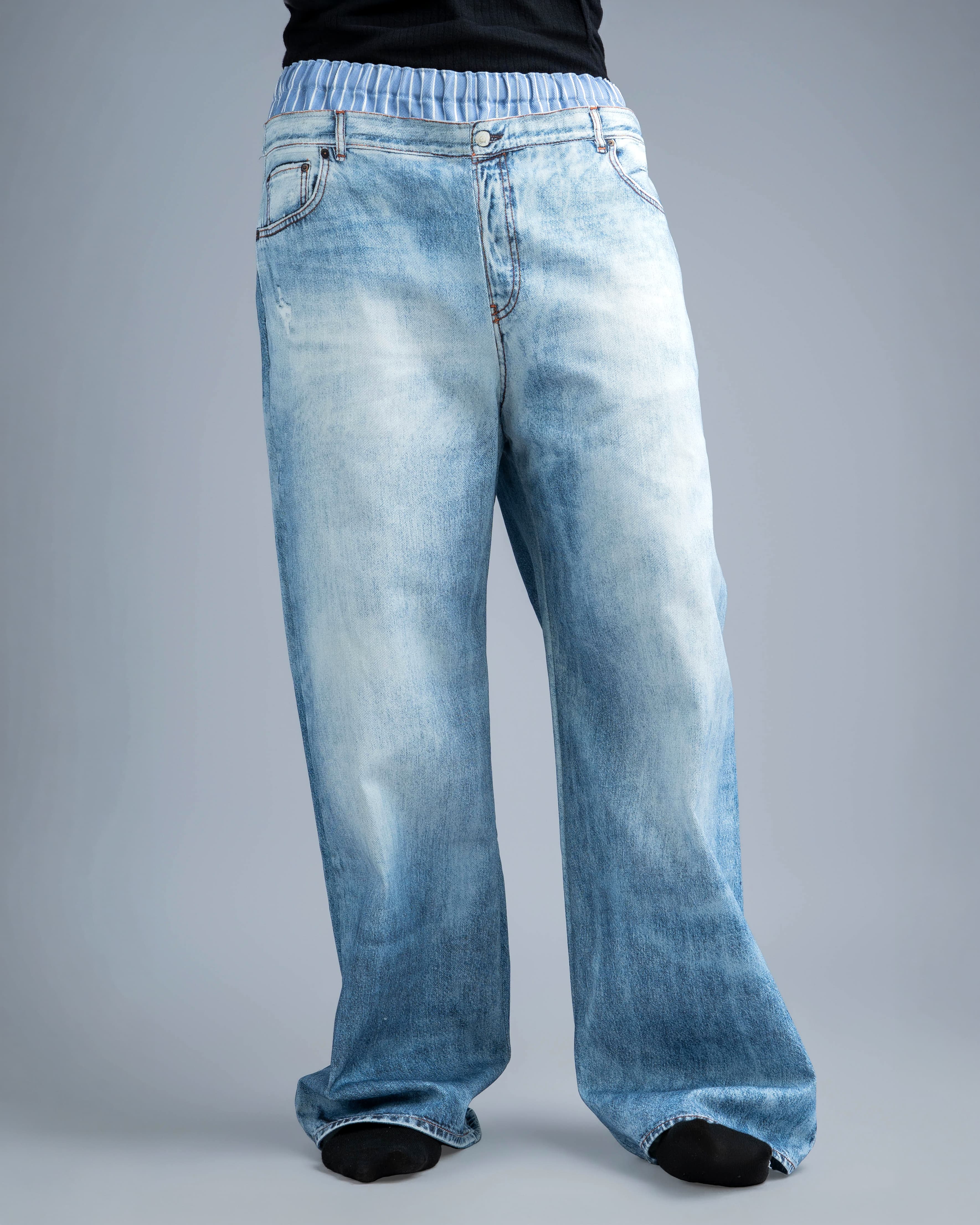 MISTY DOUBLE BAND DENIM - View 4