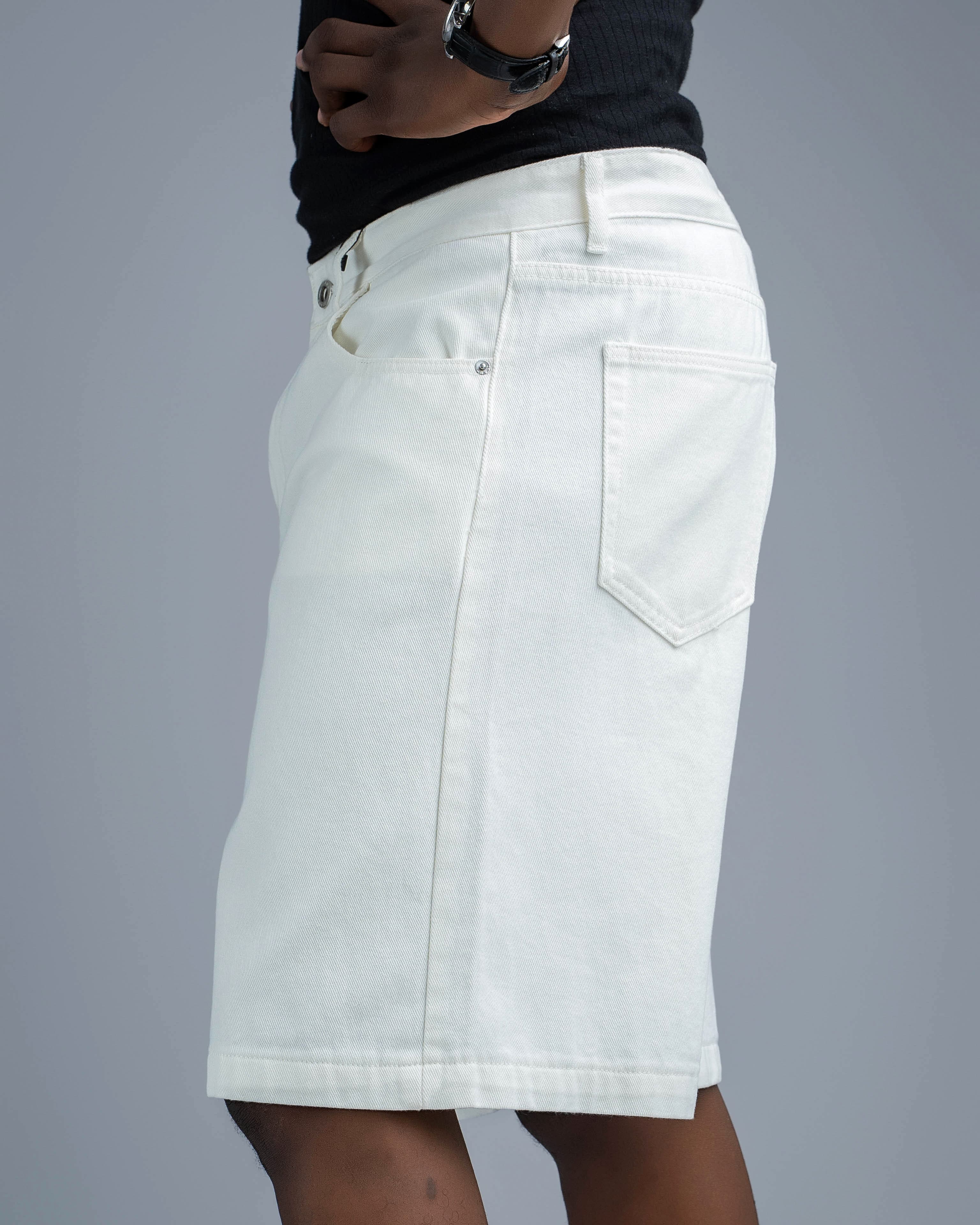 OPTIC DENIM JORTS - View 2