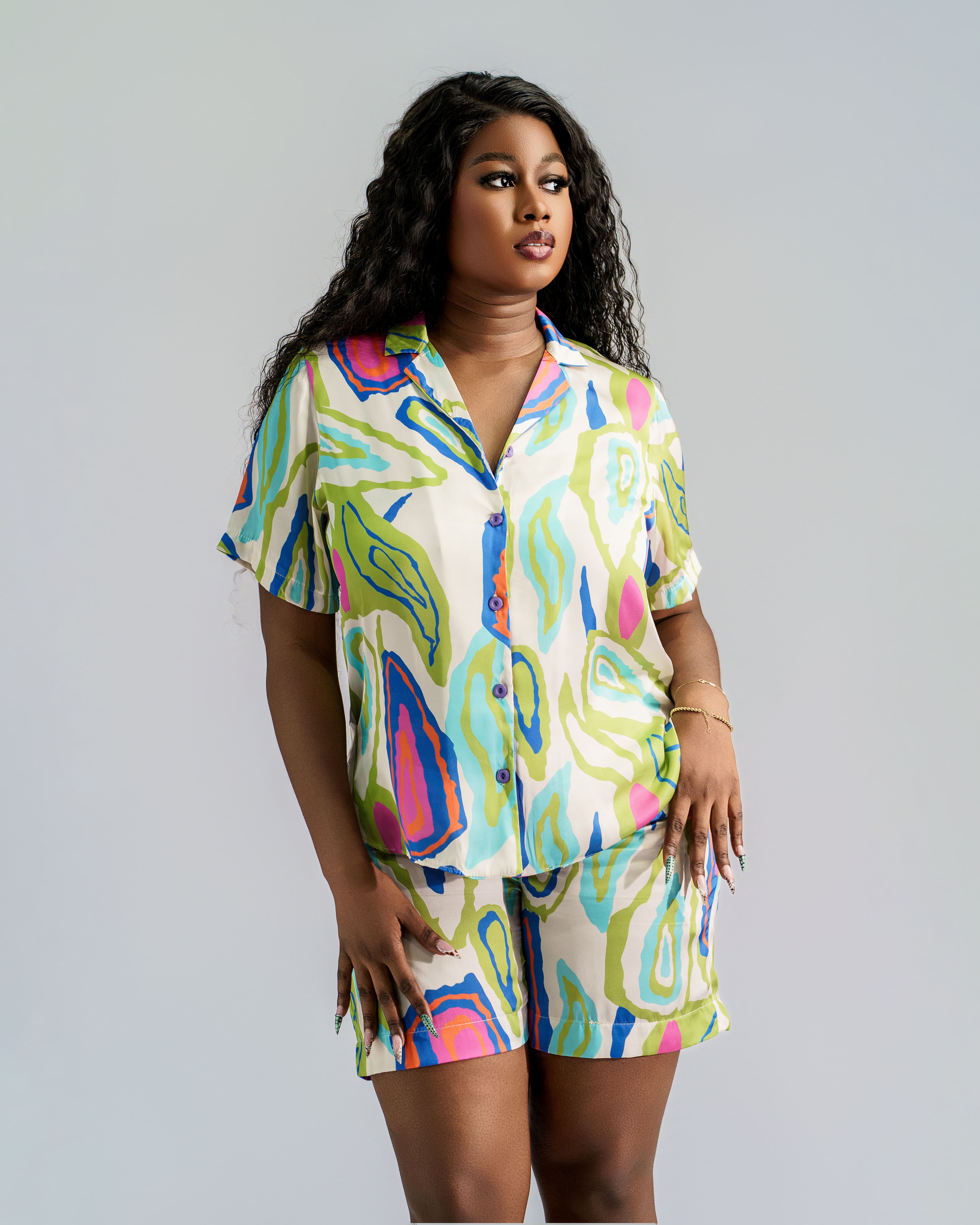 CITRUS MOSS SHORT SET - View 2