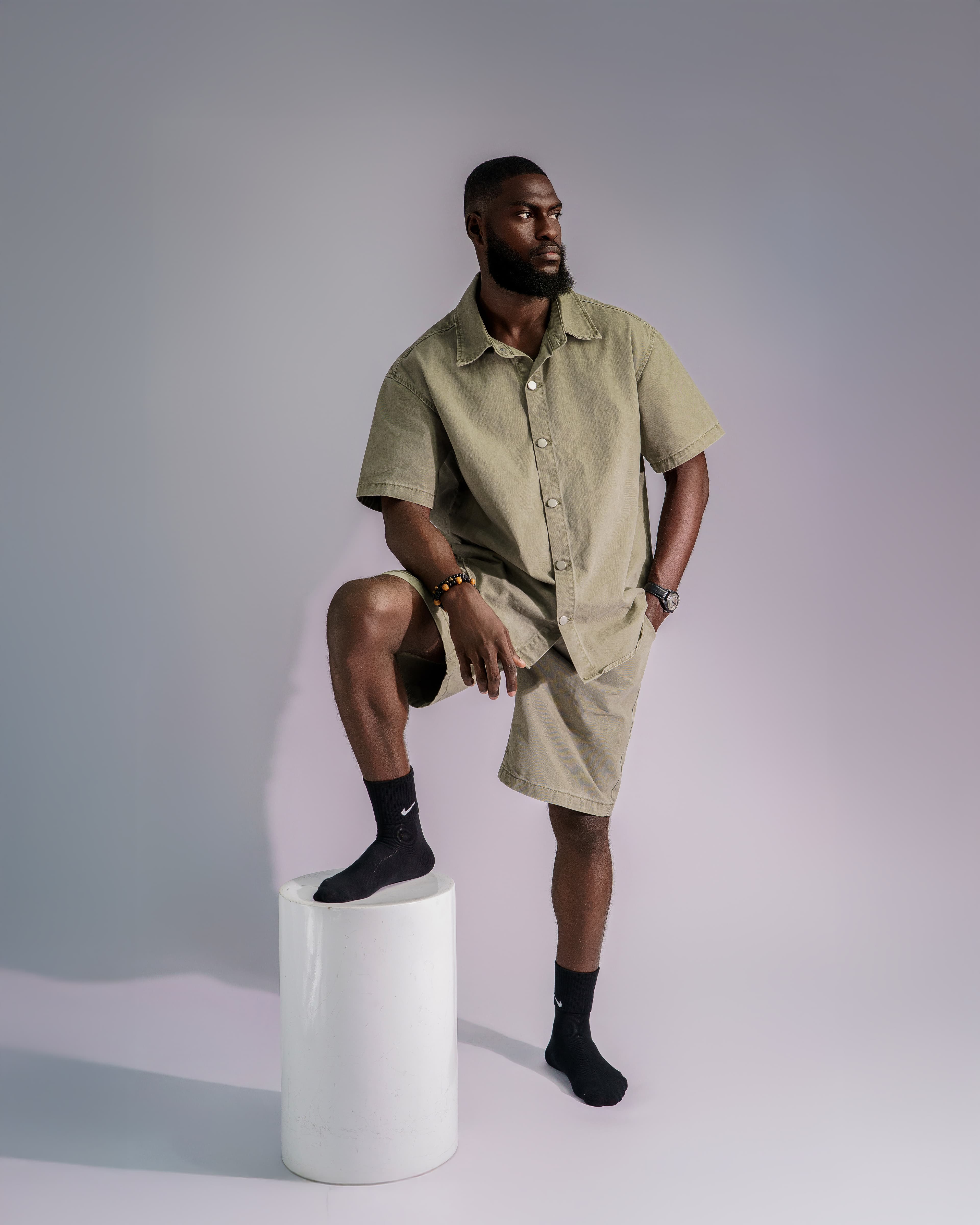 CANYON DENIM SHORT SET