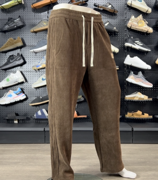 Brown Corduroy Joggers