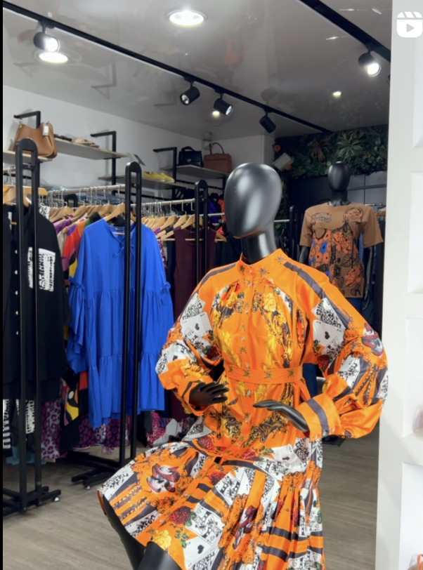 Vibrant Orange Dress